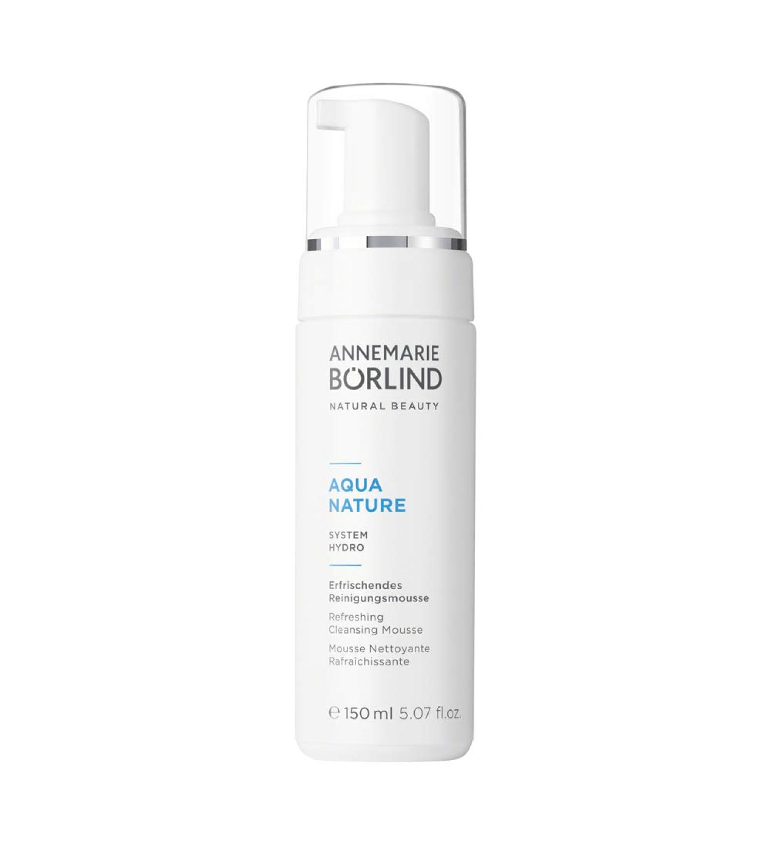 Buy ANNEMARIE B RLIND AQUANATURE Refreshing Cleansing Mousse - Vegan Facial Wash with Aloe & Hyaluronic Acid - Gentle Makeup Remover - 1.69 Fl. Oz. - International Shipping Available - Buy Online on GoSupps.com