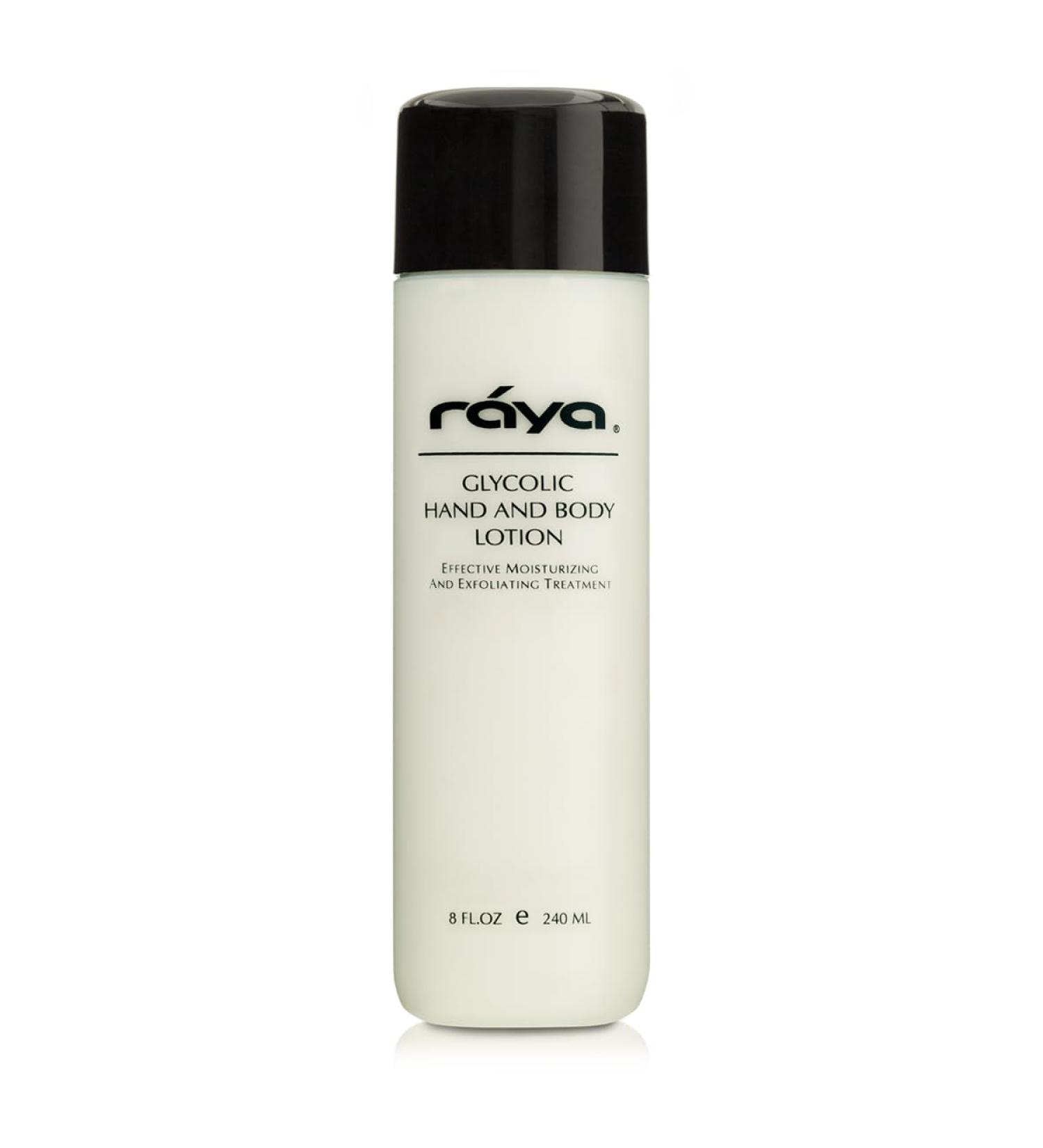 Raya Glycolic Hand & Body Lotion with AHA - Soothing Moisturizer & Exfoliant for Soft Smooth Skin | International Shipping Available - Buy Online on GoSupps.com