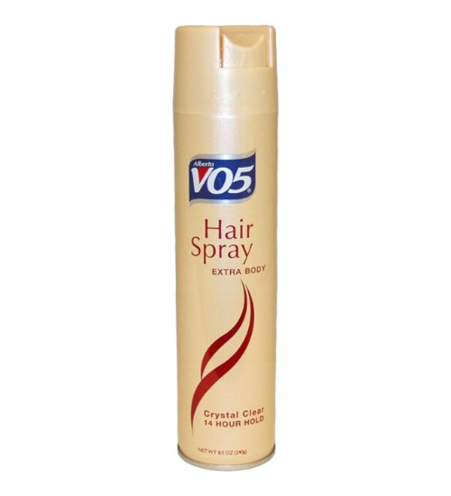 Alberto VO5 Aerosol Hair Spray Extra Body Hard to Hold 8.5-Ounce Cans (Pack of 6)