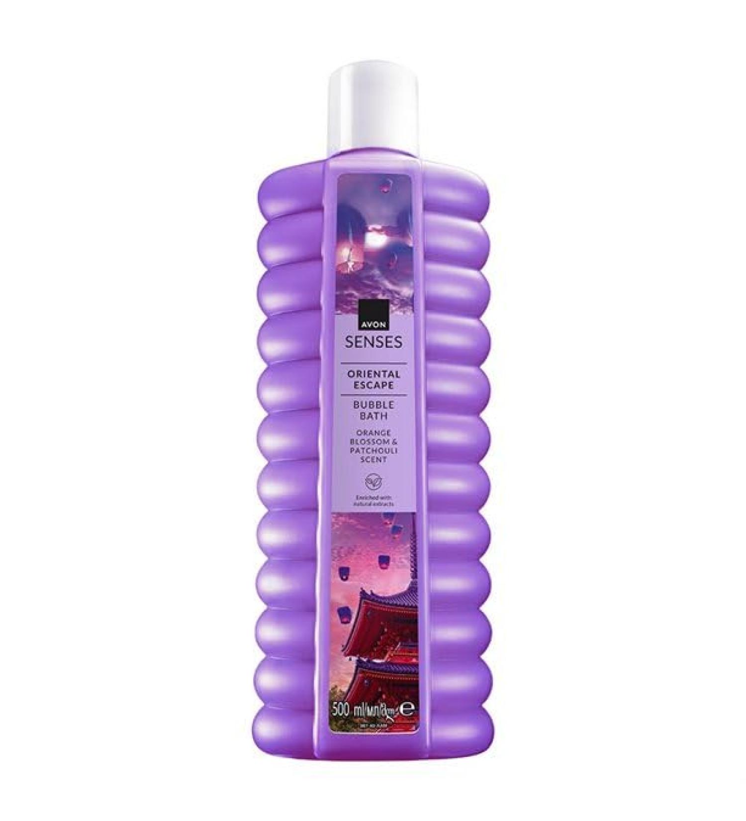 Avon Senses Oriental Escape Mousse de bain 500 ml Fleurs d'oranger et patchouli