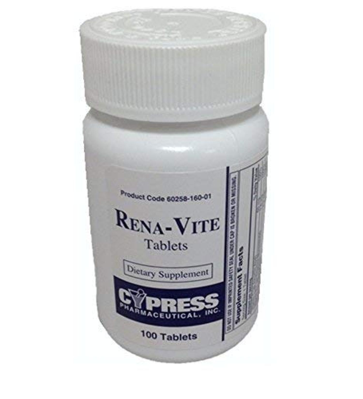 Rena-Vite Tablets 100 Tablets Per Bottle (4 Bottles)