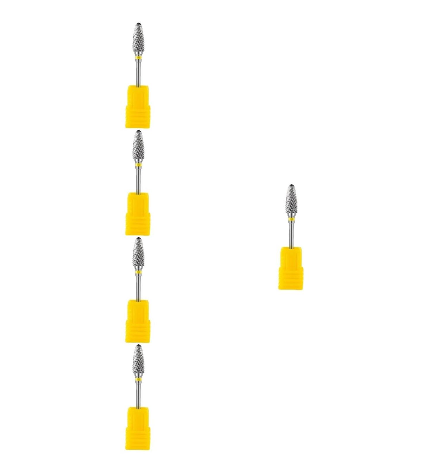 POPETPOP 5pcs Nail Polisher Portable Nail Drill Tungsten Nail Bit Nail Art Sanding Bits 5 in 1 Nail Drill Bit Metal Drill Bits Manicure Supplies Tungsten Steel Alloy Manicure Tools Major 7x1.3cmx5pcs As Shownx5pcs - Buy Online on GoSupps.com