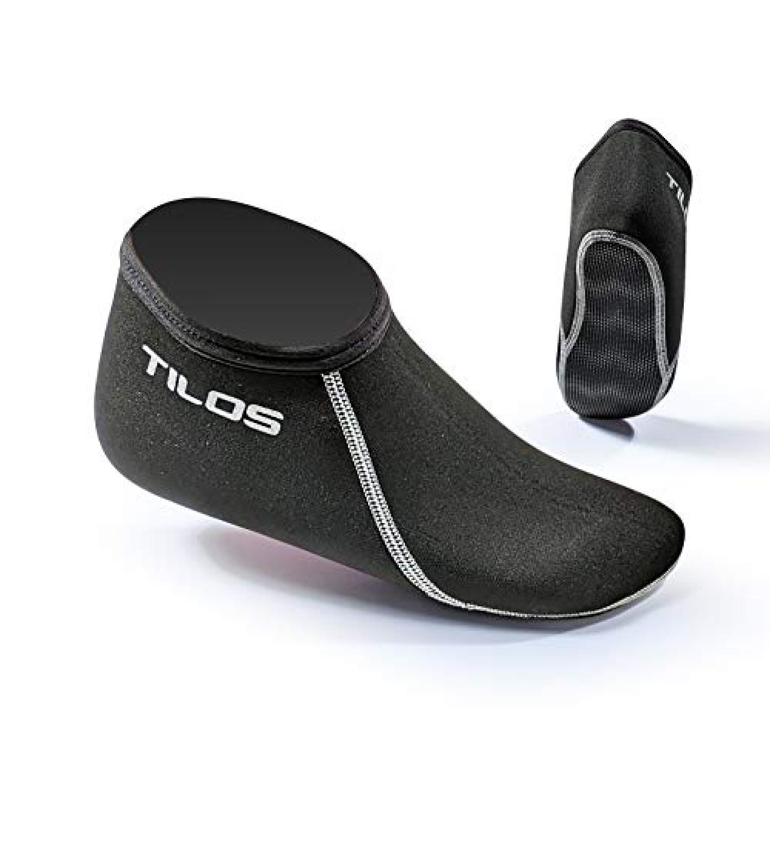 Tilos 3mm Waterproof Neoprene Fin Socks - Gray Large | Ideal for Scuba Diving, Snorkeling, Swimming, Watersports & Hiking - Buy Online on GoSupps.com