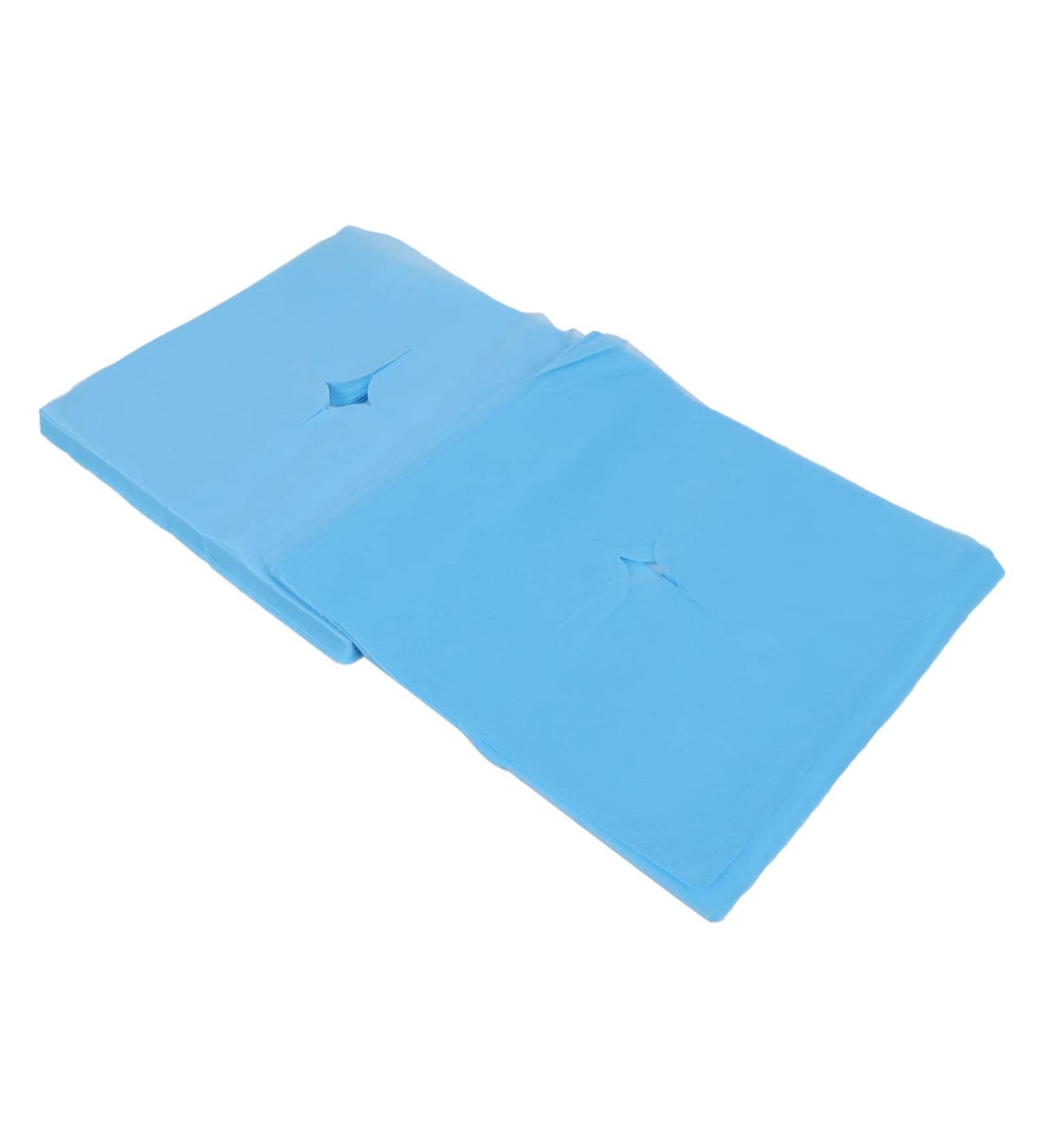 Buy Verdant Touch Disposable Head Support Covers - 100 Pcs Blue Hole Design Water Absorbent & Breathable for Beauty Salons - Ship Internationally - Buy Online on GoSupps.com
