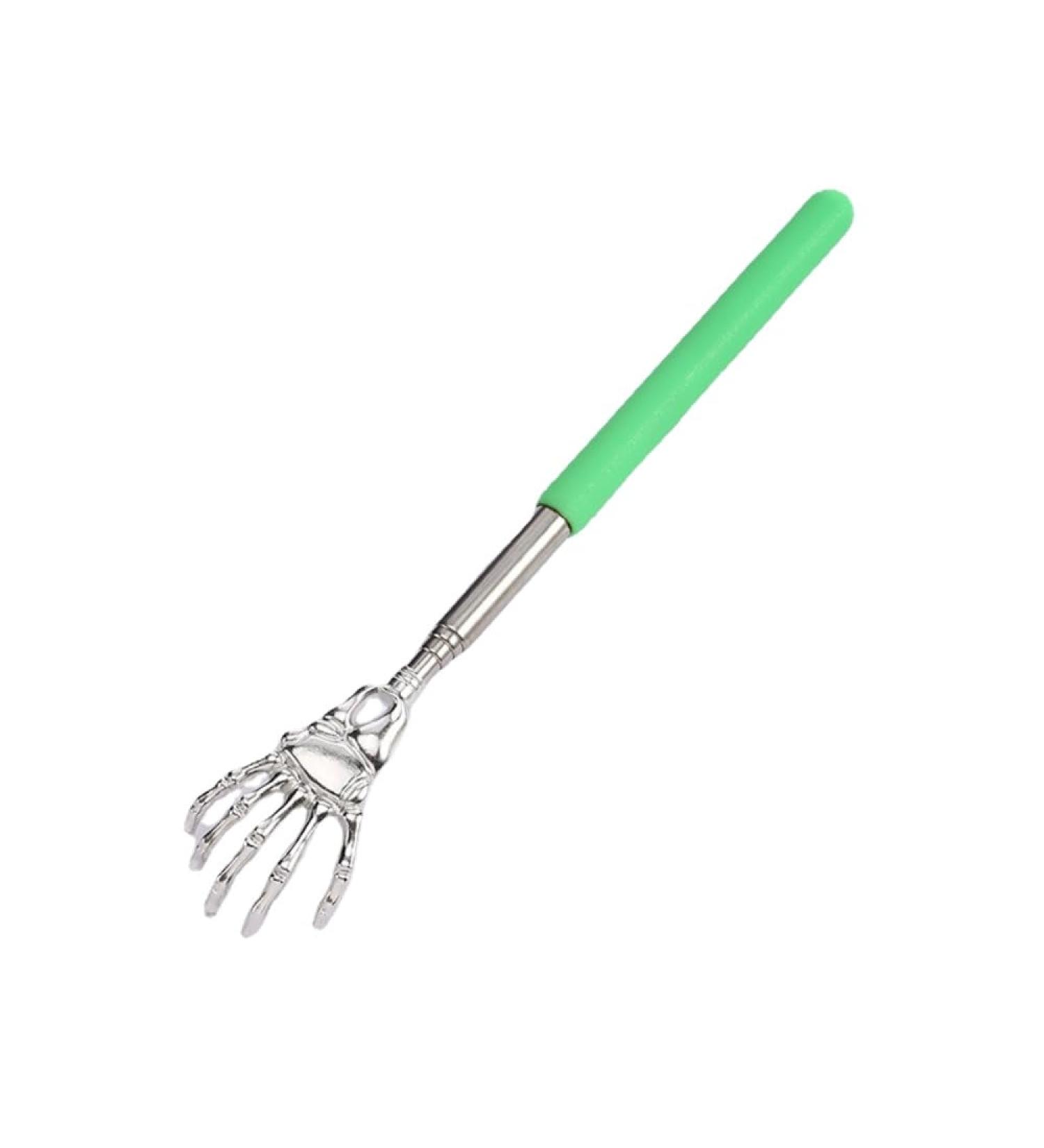 DCNIYT Stainless Steel Telescopic Back Scratcher - Portable Green Self-Massage Tool for Itching Relief - Buy Online on GoSupps.com