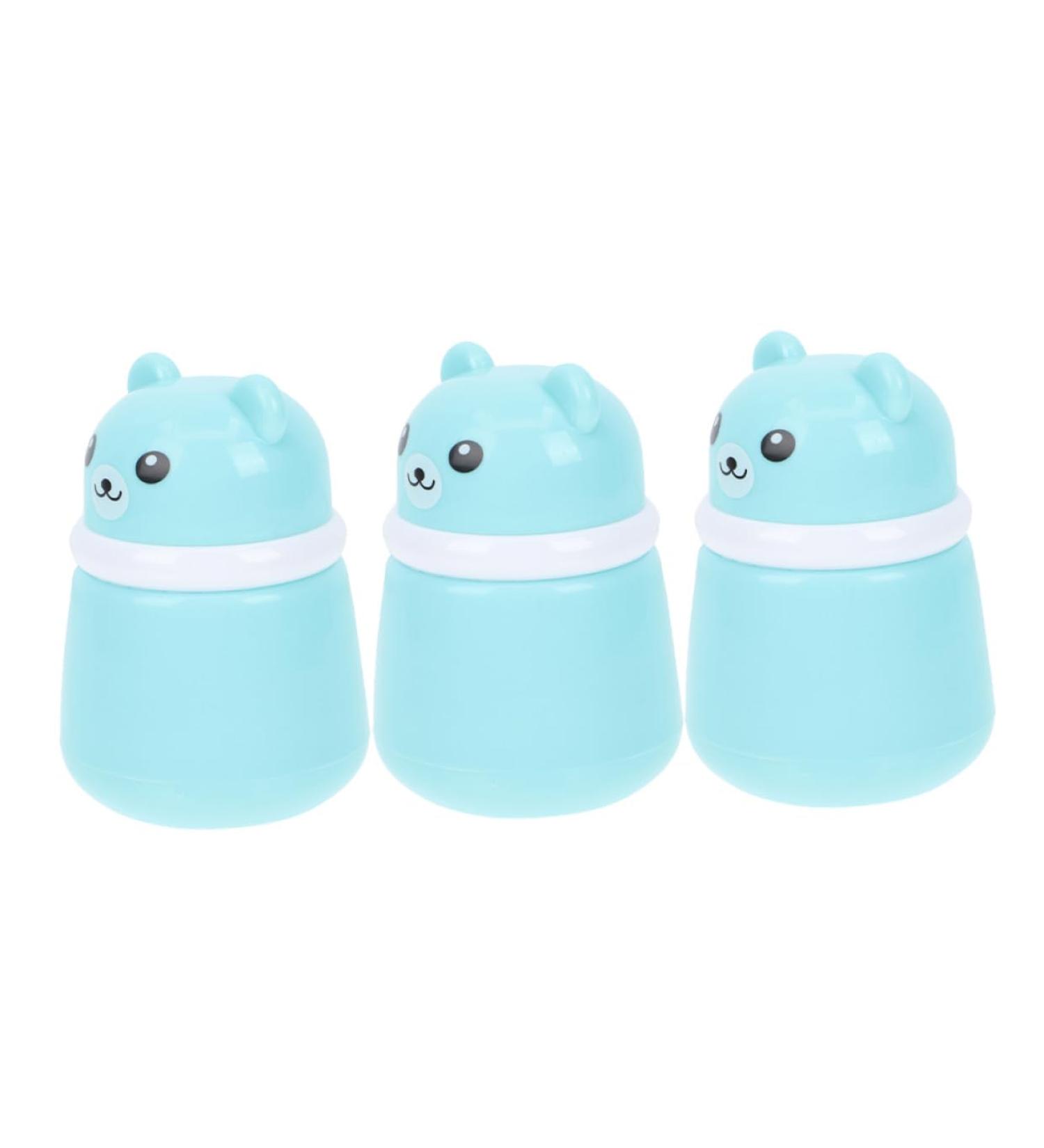 YARNOW 3pi ces Pot Poudre avec Houppette Ours Bo te Vide pour Gar on Fille et Voyage Rangement de Poudre Herm tique et Compact - Buy Online on GoSupps.com