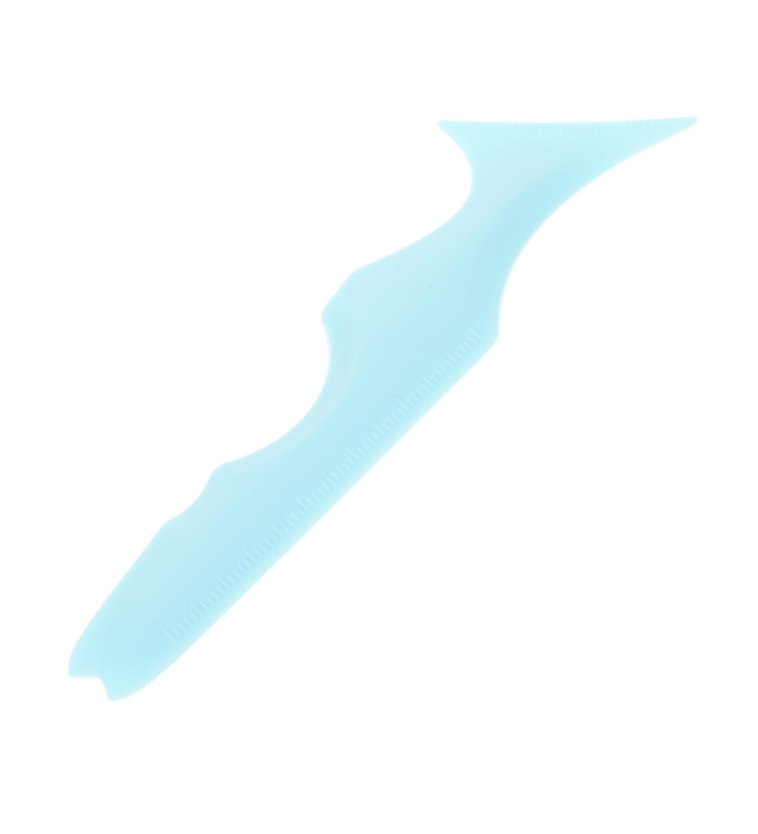 NOLITOY 4pcs Silicone Beauty Ruler Travel Makeup Bags Eyelash Guide Mascara Makeup Supply Mold Pad - Buy Online on GoSupps.com