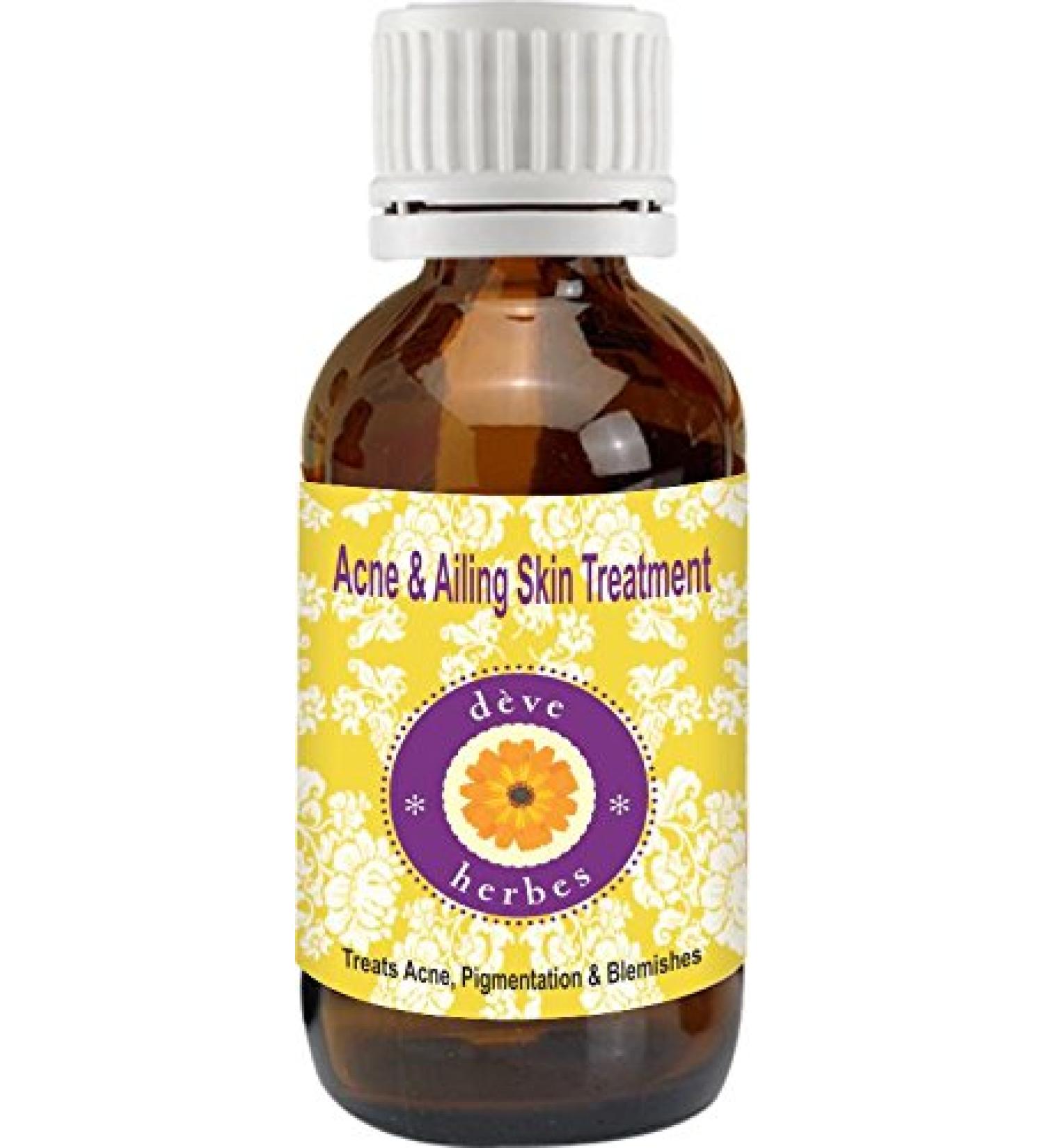 Deve Herbes Acne & Ailing Serum 100 Natural Acne Pigmentation Impurities Free Even Skin Tone 30ml 1 oz