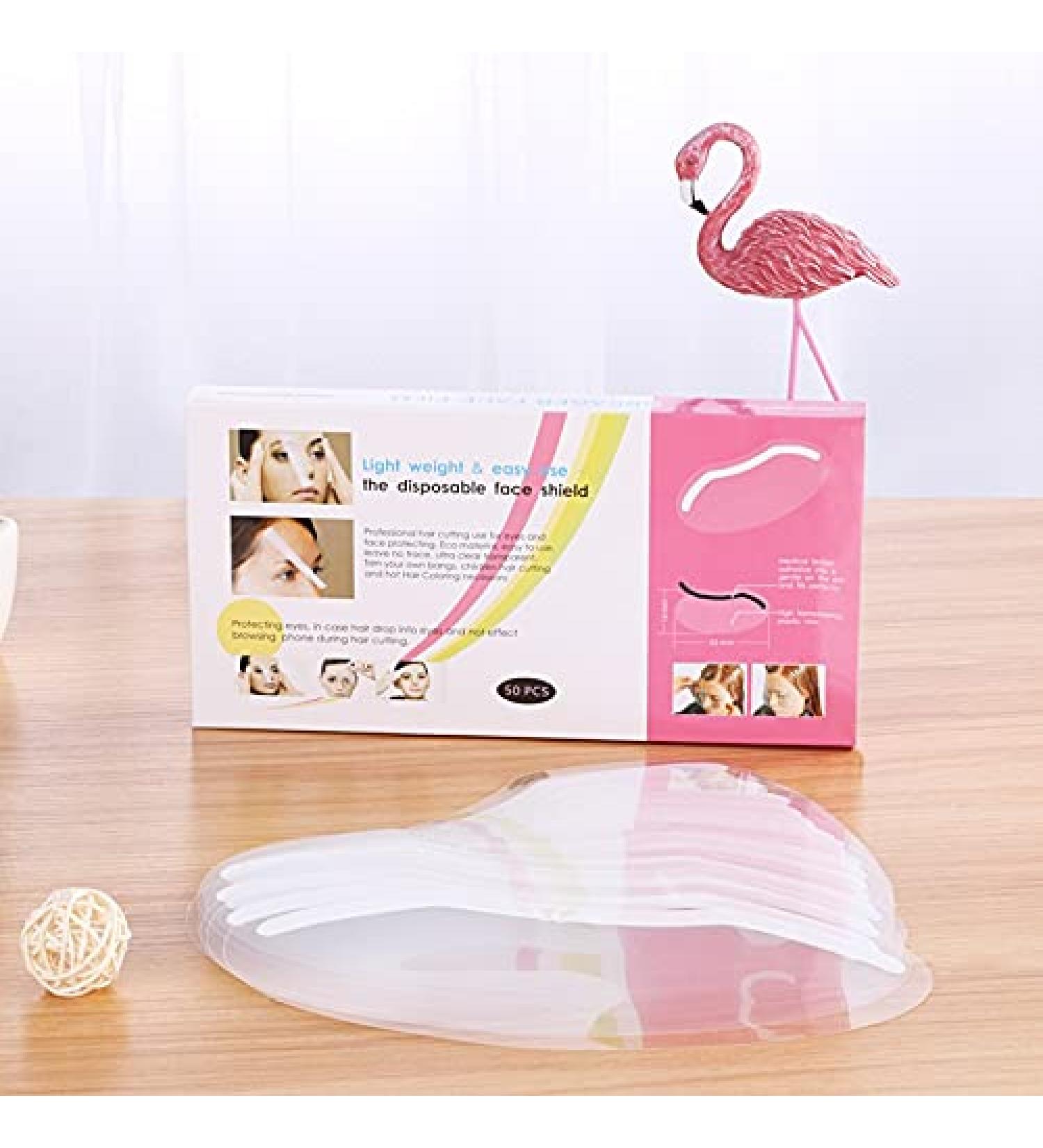 100pcs Disposable Shower Face Shields for Hair Salon and Permanent Makeup - Eye Protection Visors by LWBTOSEE - Buy Online on GoSupps.com