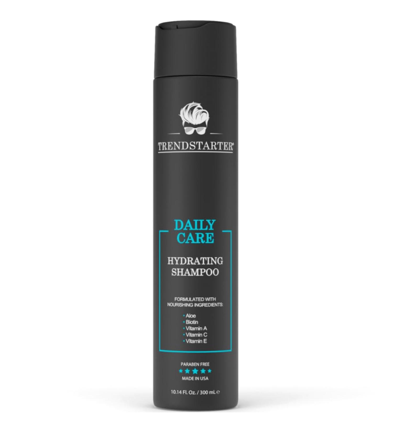 TRENDSTARTER Daily Care Hydrating Shampoo - Aloe Vitamins A C & E for Healthy Hair & Scalp | 10.14 Fl Oz | New in 2024 - Shop Internationally - Buy Online on GoSupps.com