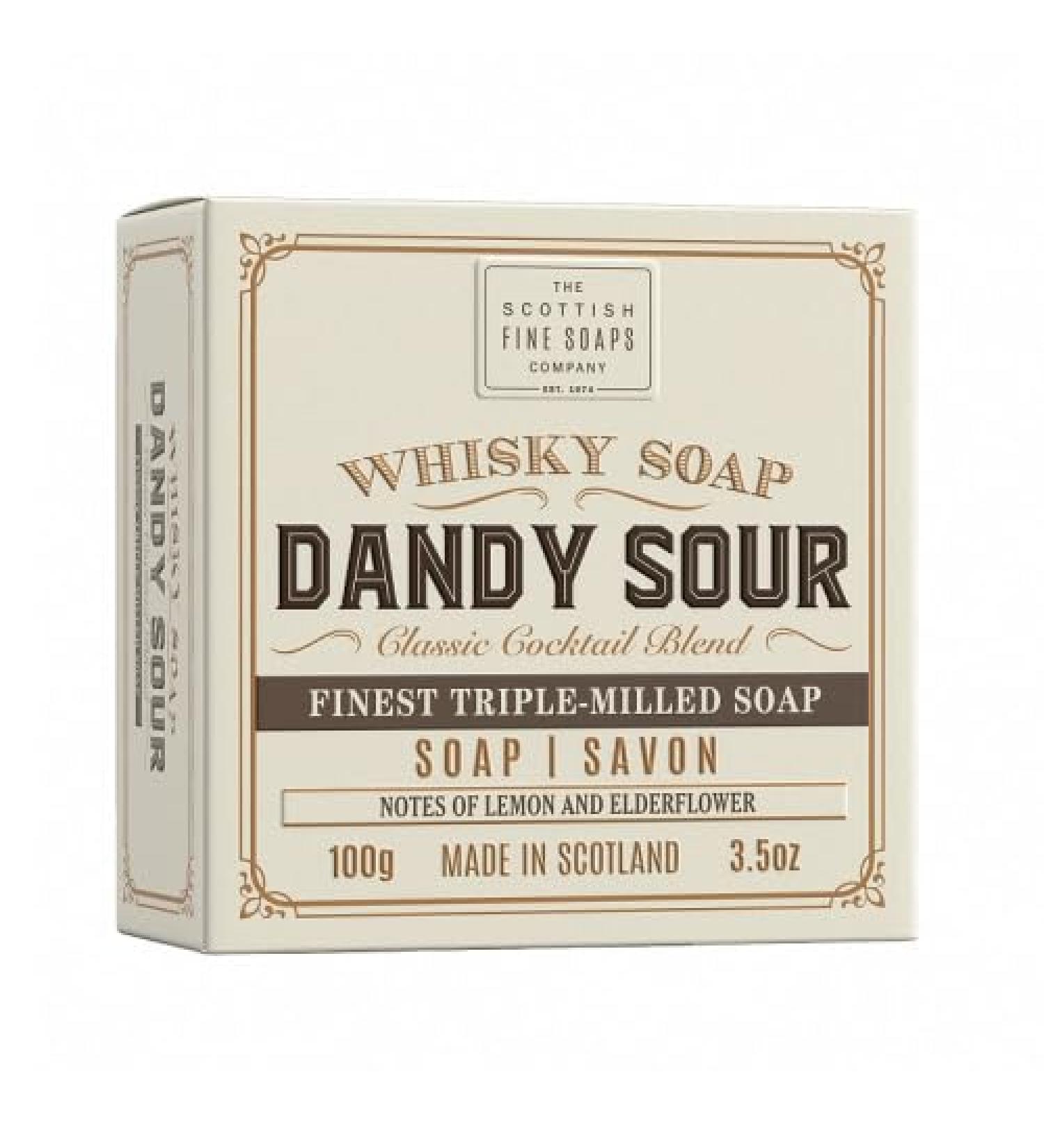 Scottish Fine Soaps Soap in a Carton - Whisky Dandy Sour 100g