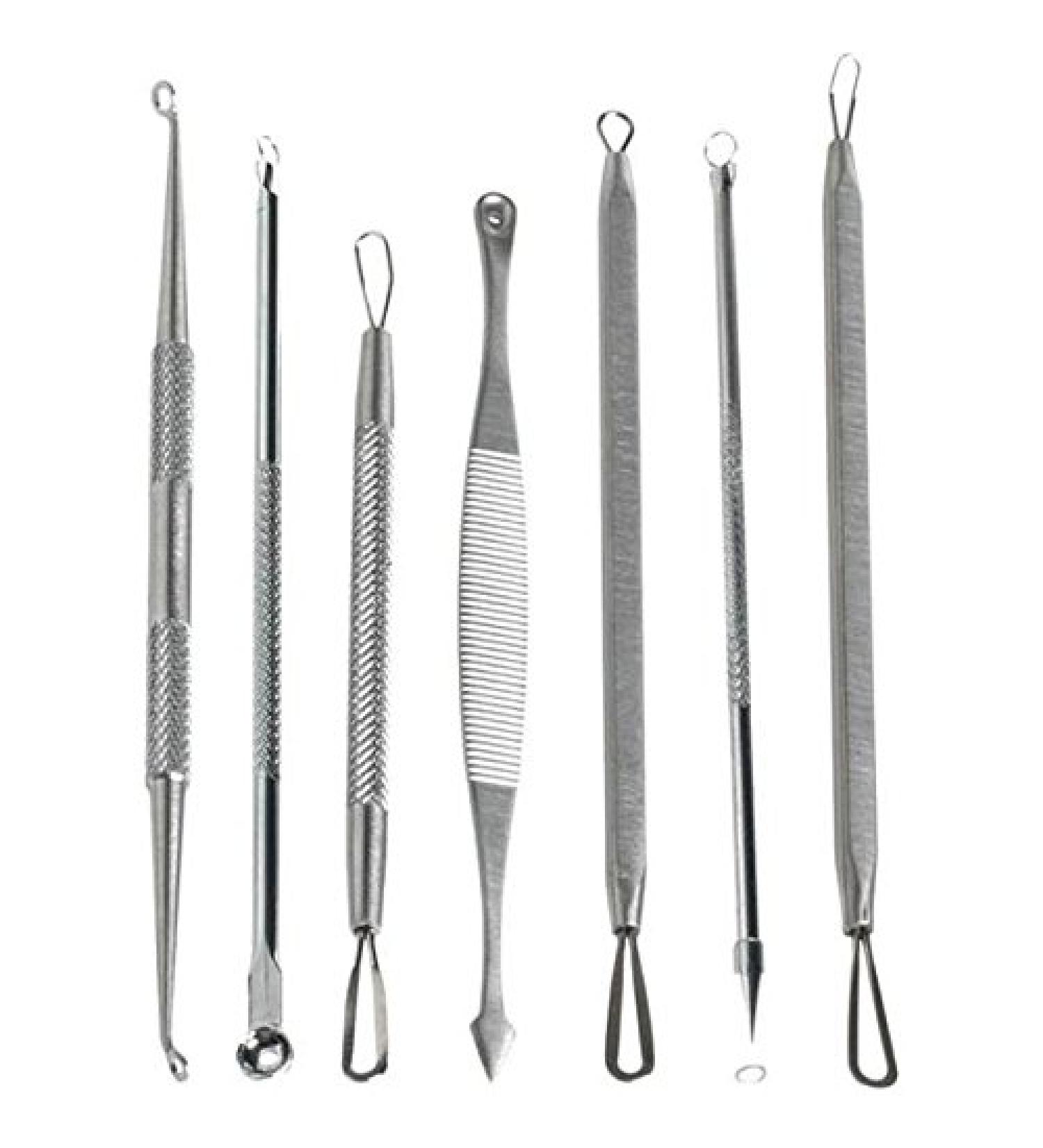 Pimple Popper Comedone Extractor - Ultimate Blackhead Removal Tool for Acne Treatment and Pimple Popping - Compare to Dr. Pimple Popper Extractors - Buy Online on GoSupps.com