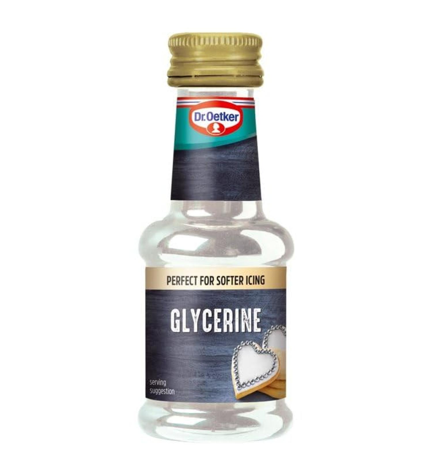 Dr. Oetker Glycerine (38Ml X 6)_Suitable for vegans_soft fondant icing setting too hard |High qulity premium product - Buy Online on GoSupps.com