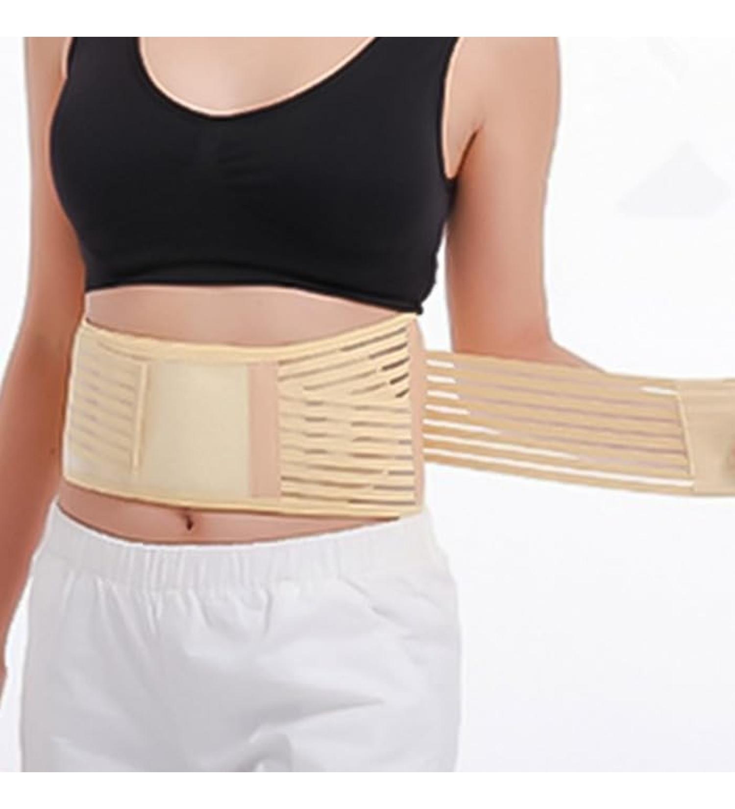 Self-Heating Purple Bubble Lumbar Belt for Back Pain Relief - 20 Magnets, Sciatica, Herniated Disc, Scoliosis, RSI - Men & Women - Size M (Waist 29-34) - Beige - Buy Online on GoSupps.com