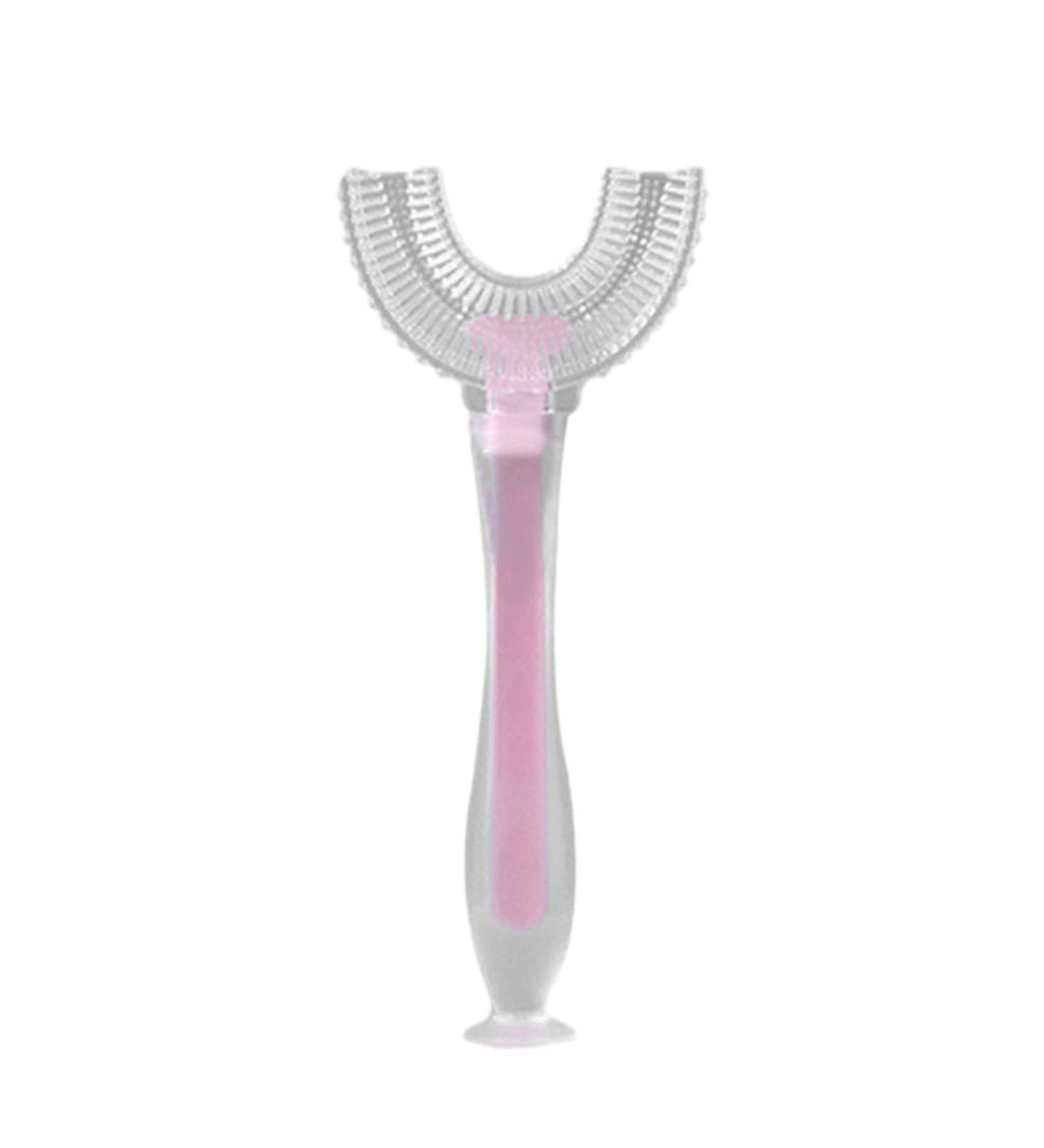 SUICRA U-Shaped Toothbrush - Extra Soft Manual Training Toothbrush for Complete Oral Care - 360 Round Design - Buy Online on GoSupps.com