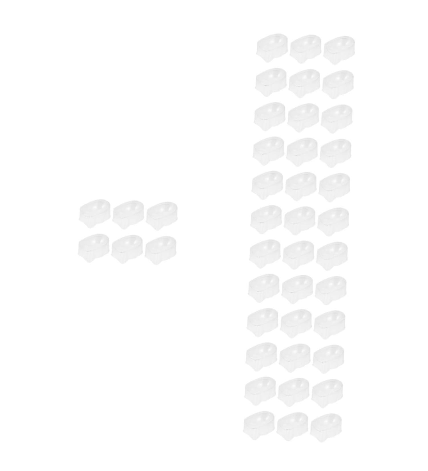 FRCOLOR Pack of 42 Powder Boxes for Dipping Nails Stickers Storage Jars French Manicure Nail Polish Tool Trays Manicure Powder Box Cajas Organizadoras Recycling System for Nail Powder 5X4X2.5CMx7pcs White x 7 pieces - Buy Online on GoSupps.com