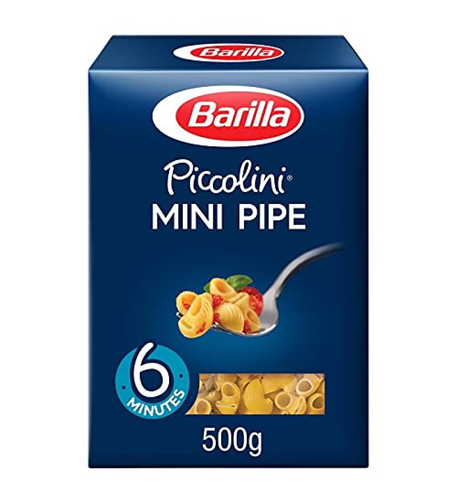  Epicerie sal e Barilla Mini Rigate Pipe 500 g Pack of 4 - Buy Online on GoSupps.com