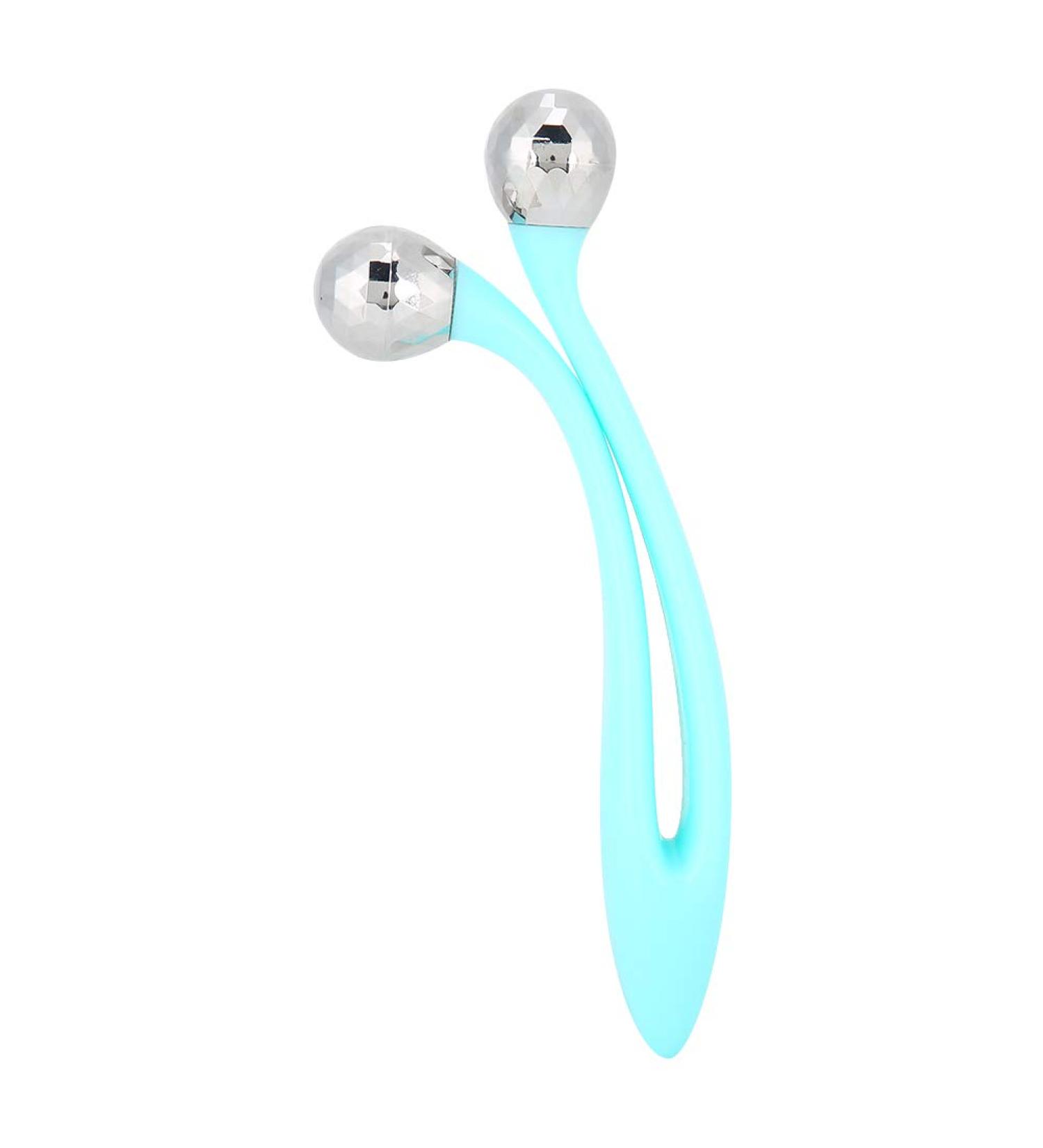 3D V-Shaped Double Ball Facial Massager - Skin Tightening Beauty Tool for Radiant Skin - Buy Online on GoSupps.com