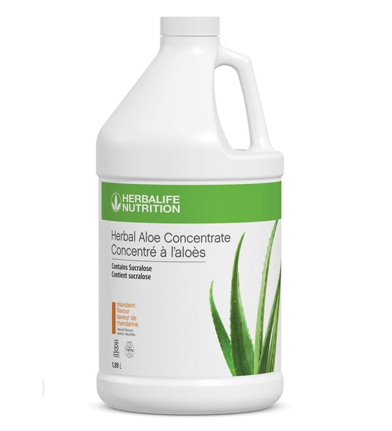 Herbal Aloe Concentrate: Mandarin 1.89 L