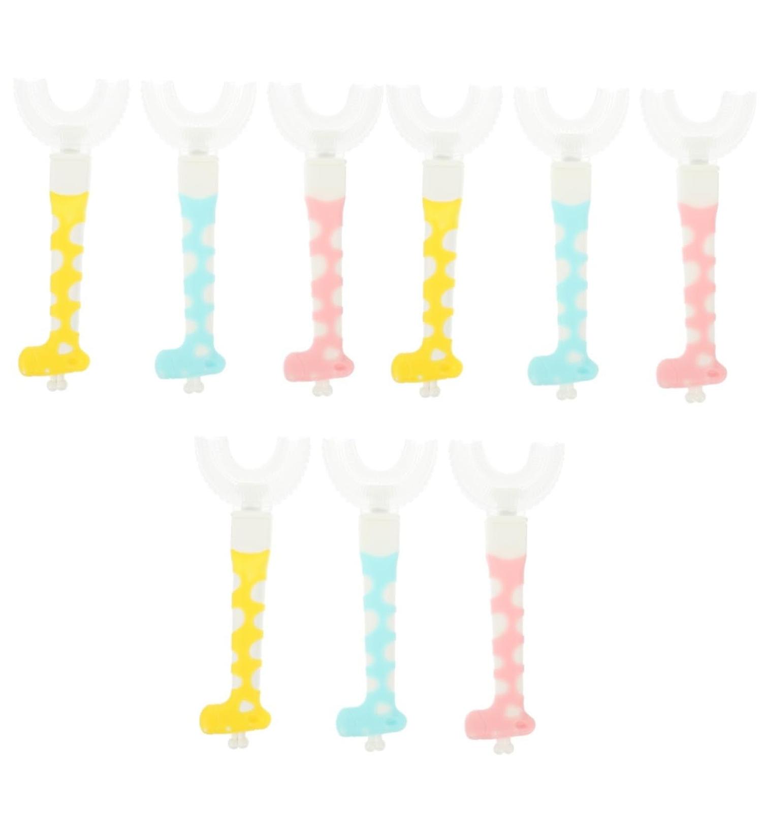 Beaupretty 9 StK Cartoon Children's Toothbrush - Manual Mouth Cleaning Tools for Kids - Buy Online on GoSupps.com