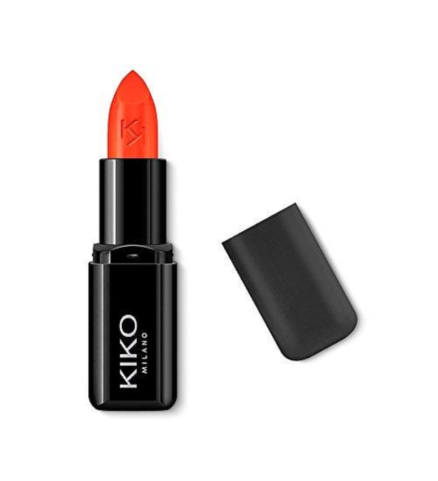 Kiko MILANO Smart Fusion Lipstick - Red Papaya 413 | Long Lasting & Nourishing Lipstick | Bright Finish | Cruelty Free & Professional Makeup - Buy Online on GoSupps.com