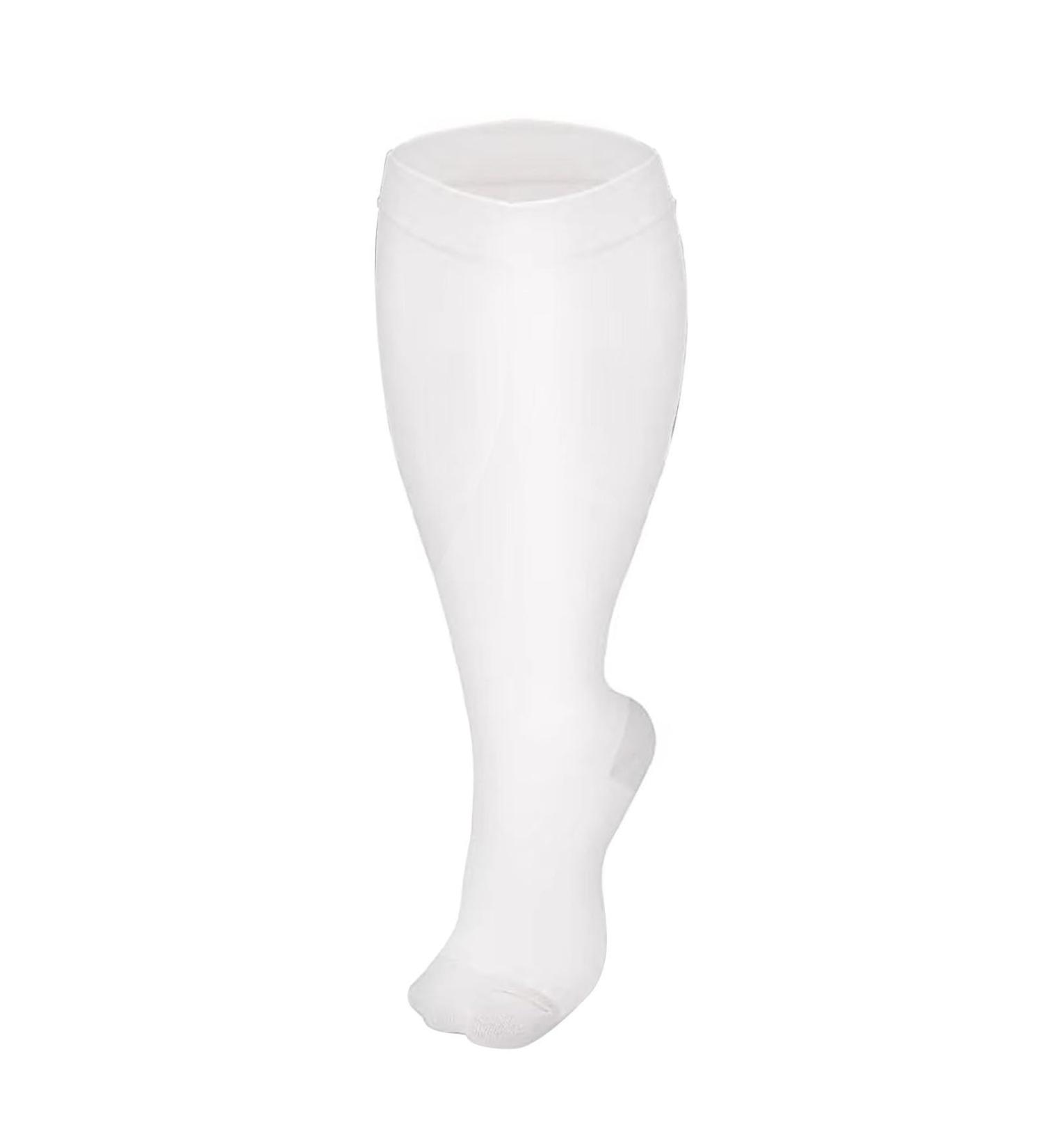 Men's Compression Calf Stockings | Elastic Support Hiking & Tennis Socks | Breathable Plus Size All-Year Comfort - Buy Online on GoSupps.com