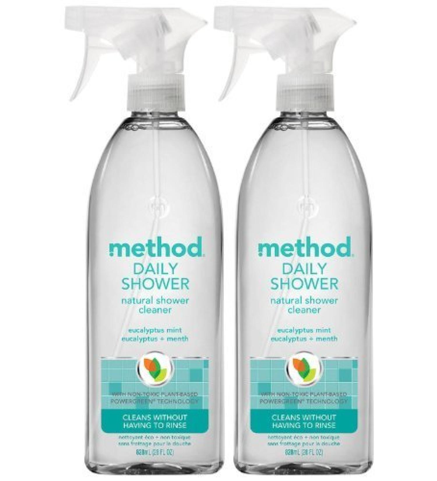 Method Daily Shower Spray  Eucalyptus Mint - 2 pk.
