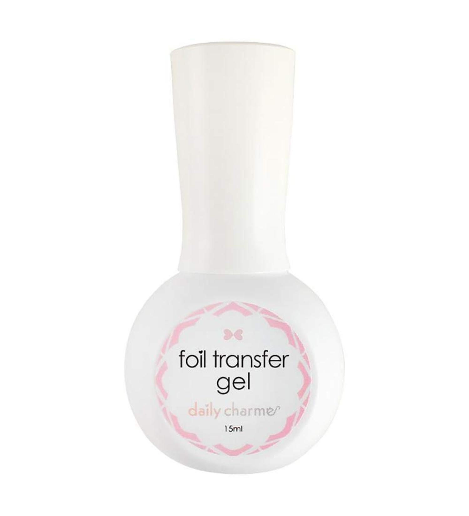 Daily Charme Foil Transfer Glue Gel Polish 15ml | Long-Lasting Adhesive for Foil Nail Art | Perfect for Home DIY & Salon Use - Buy Online on GoSupps.com