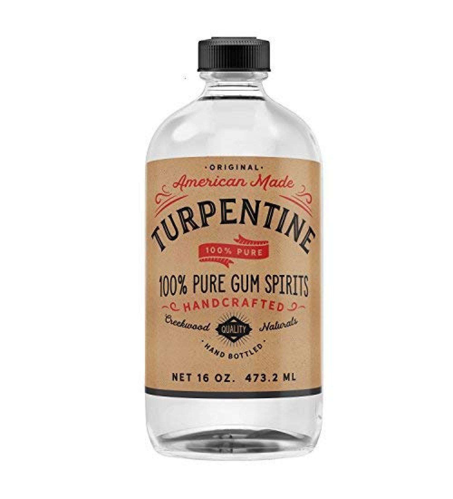 Creekwood Naturals 100% Pure Gum Spirits of Turpentine - 16 Oz Can - Buy Online on GoSupps.com