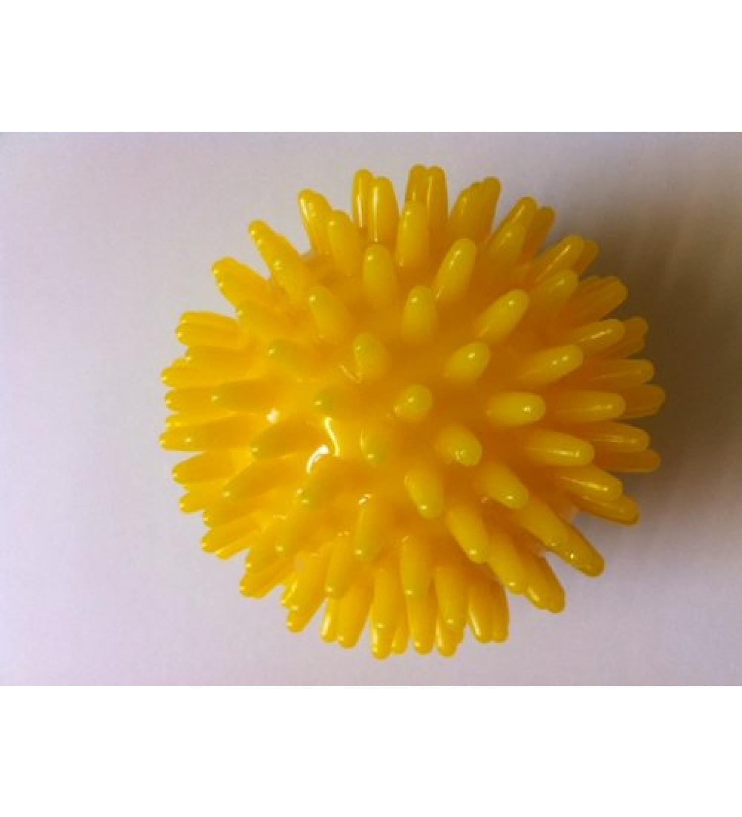 Hedgehog ball knobbly ball massage ball yellow 8cm