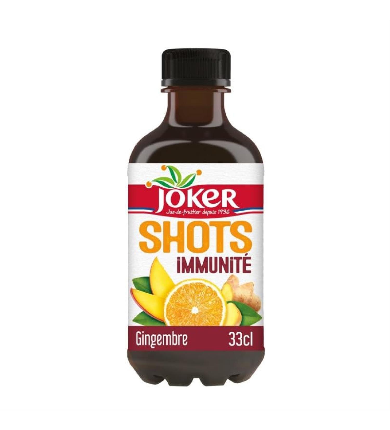 JOKER - Joker Shots Immunit Gingembre 33 Cl - Lot De 12 - Vendu Par Lot