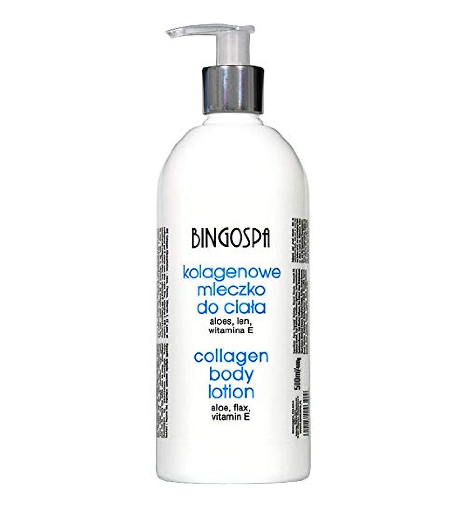 BingoSpa BINGOSPA Collagen Body Lotion with Aloe Flax and Vitamin E for Moisturizing 500 ml