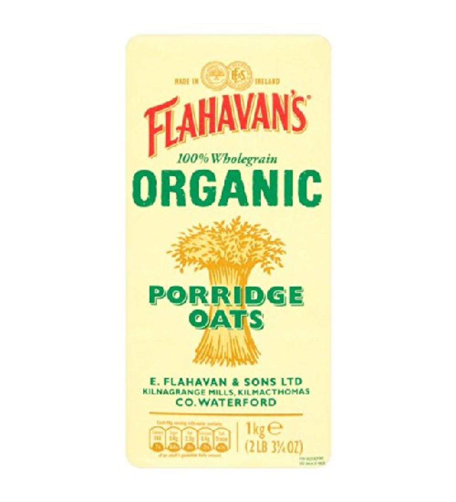 Flahavan's Organic Porridge Oats 1kg