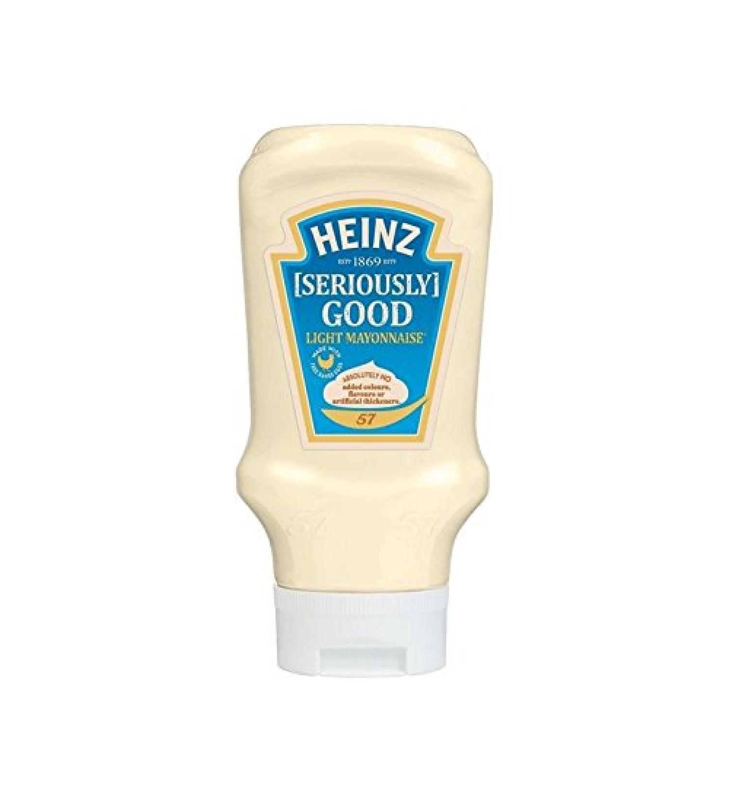 HEINZ Heinz Seriously Good Mayonnaise 400ml Light - Pack of 2