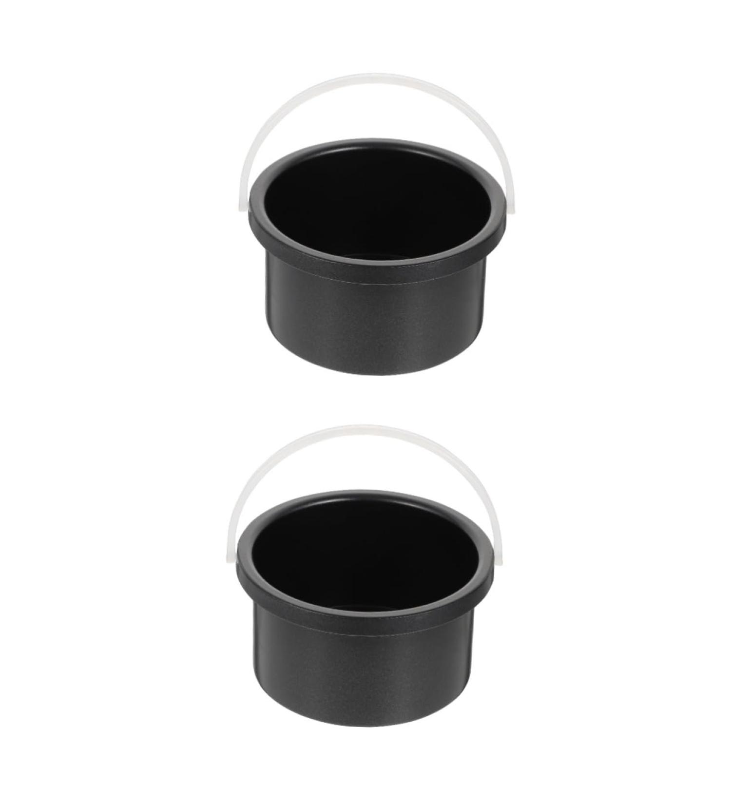 Minkissy 2 PCS Wax Pot Tool - Aluminum Wax Plate Set (Black 12.4x6.5x6.5CM) for Hair Removal - International Shipping Available - Buy Online on GoSupps.com