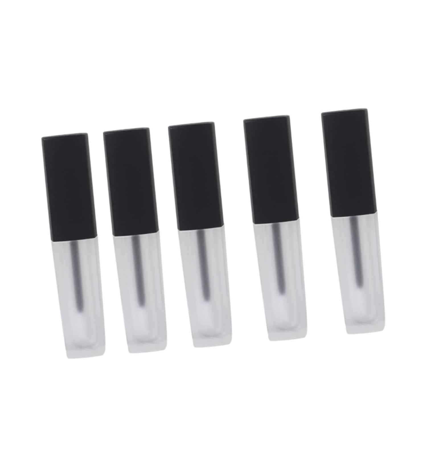  Beatifufu Refillable Plastic Lip Gloss Bottles Travel Size Matte Finish Pack of 5 2ml - Buy Online on GoSupps.com