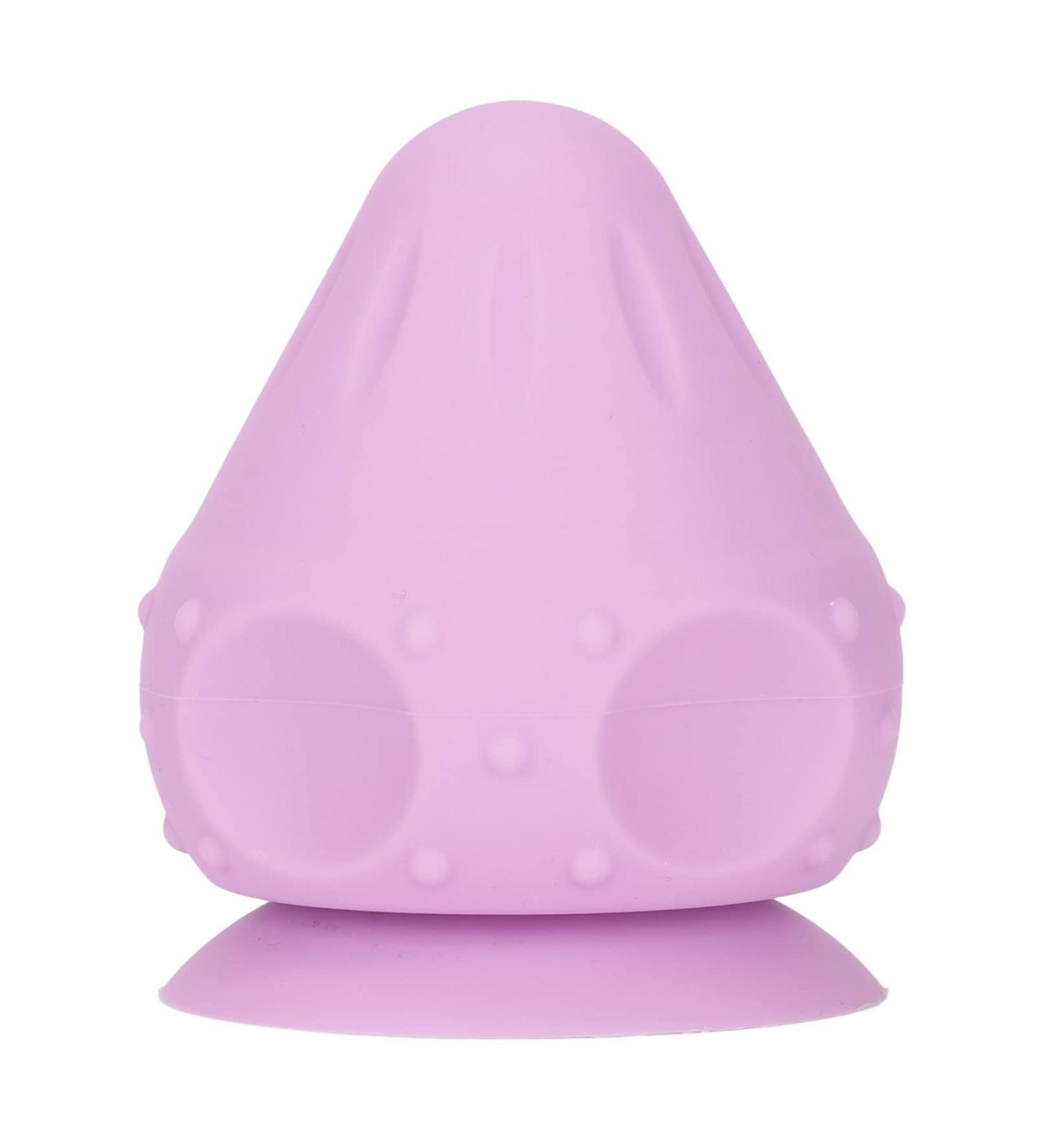 Silicone Myofascial Release Ball - Trigger Point Massager for Back Neck & Waist | Suction Self-Massage Device (Purple) - International Shipping - Buy Online on GoSupps.com