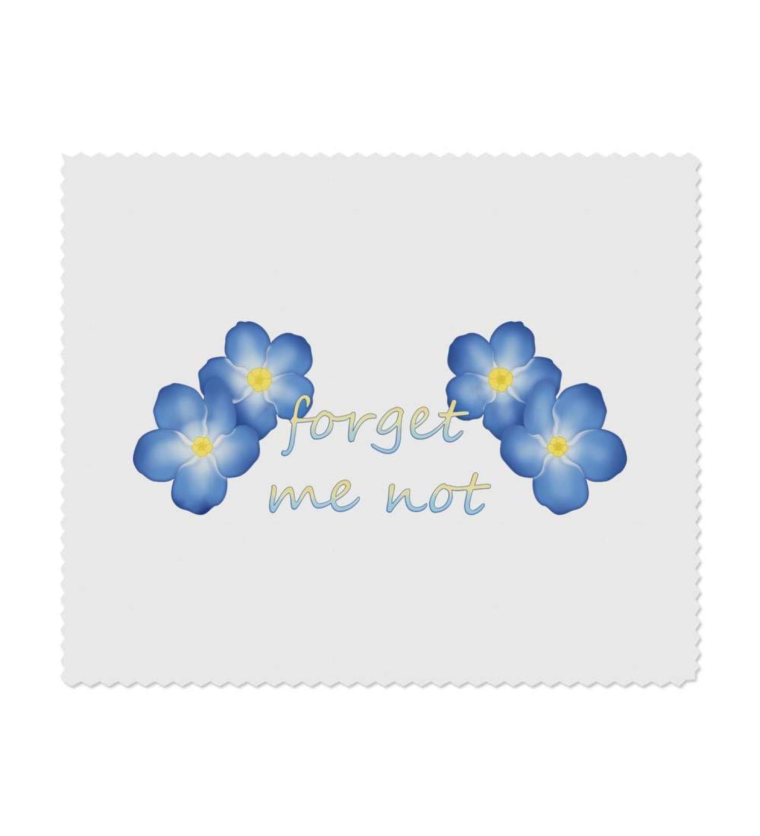 Buy 2 x Forget Me Not Microfiber Lens Cleaning Cloths - Perfect for Glasses - Premium Quality & International Shipping - Buy Online on GoSupps.com