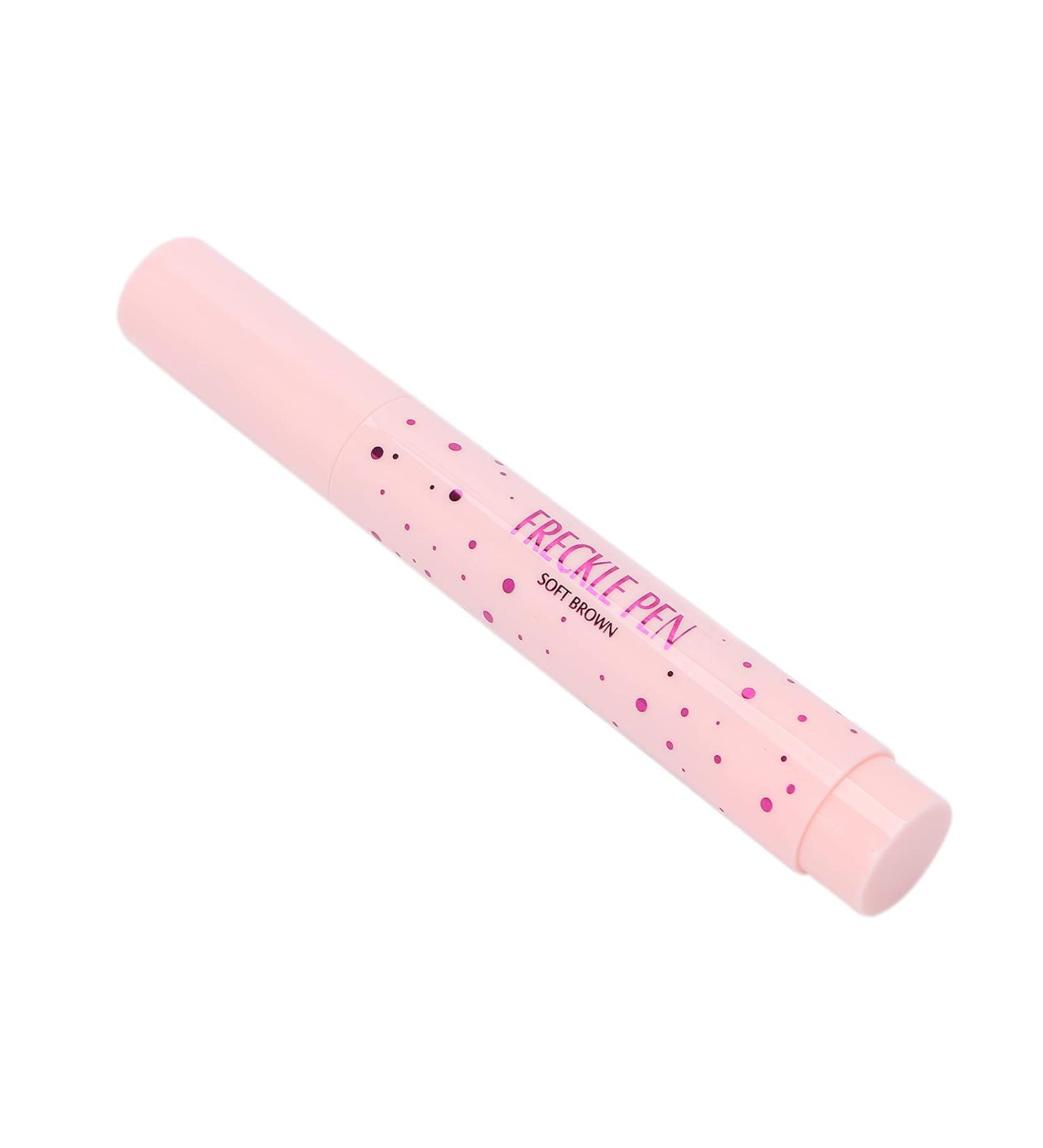 Pongnas Lifelike Freckles Makeup Pen Dot Spot Pen Fake Freckles Cosmetics Long Lasting Lightweight Portable 01Soft Brown - Buy Online on GoSupps.com