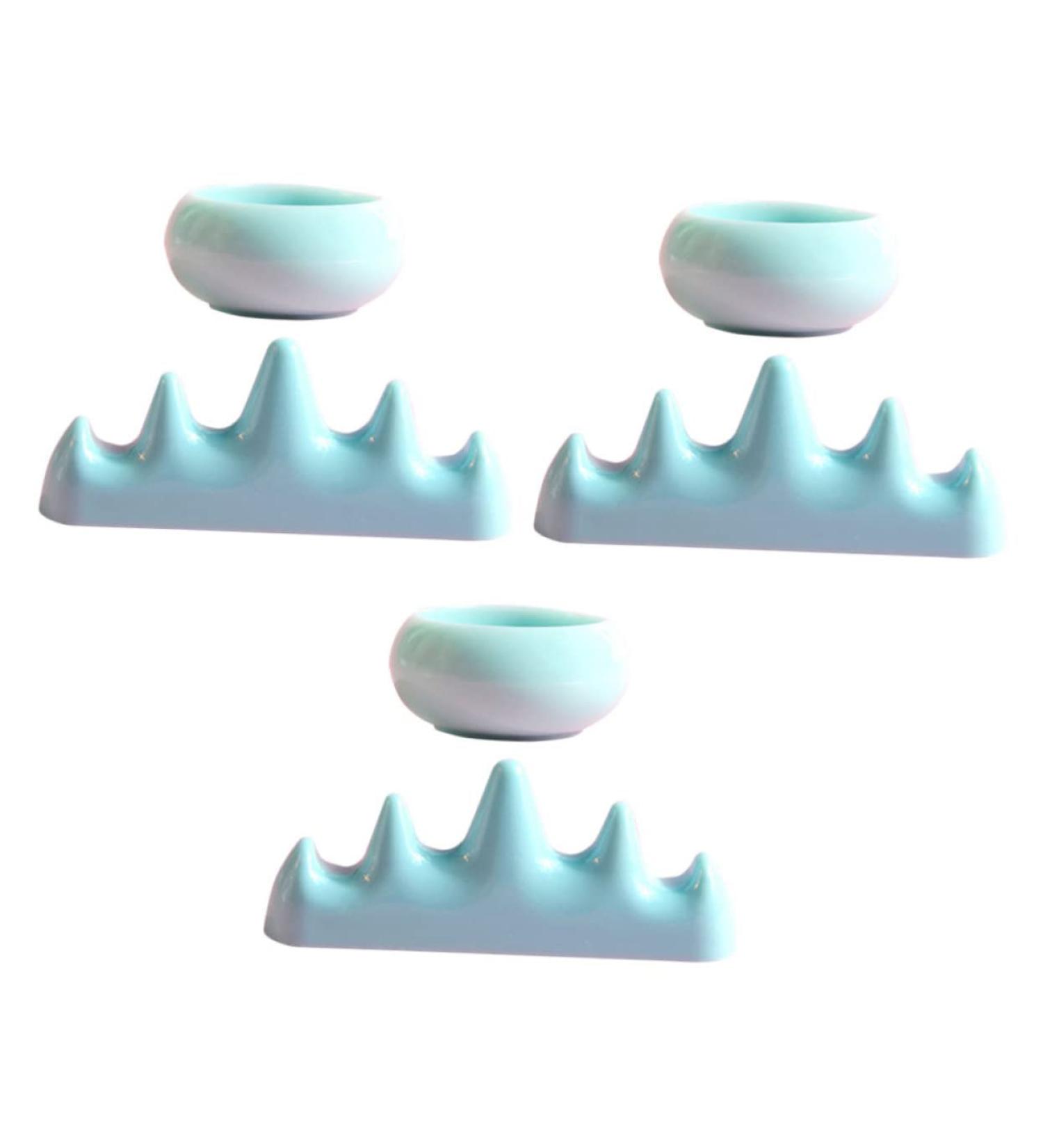 1 Set Nail Art Brush Cup Paint Brush Rest Nail Remover Bowl Manicure Bowl Nail Art Pen Holder Nail Soak off Bowl Sponge Holder Nail Art Cups Organizer Plastic Chinese Painting - Buy Online on GoSupps.com