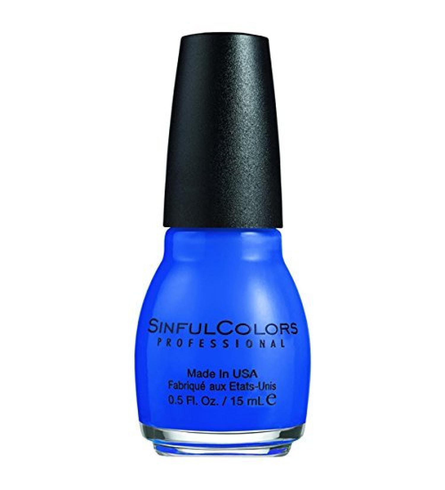 Sinful Colors Professional Nail Polish  Endless Blue  0.5 fl oz