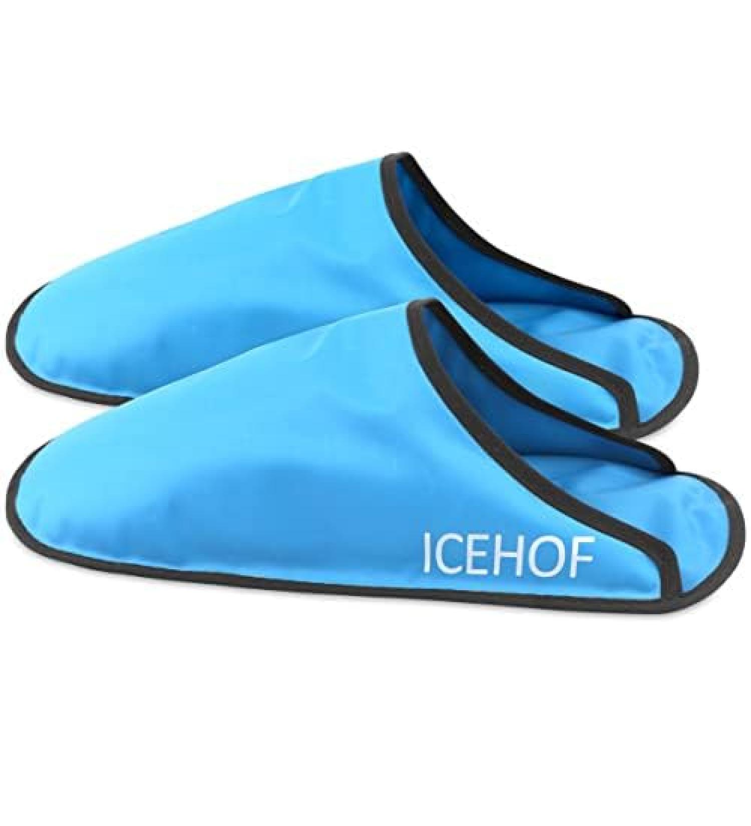 Premium IceHOF Cooling Lip Socks - Gentle Fabric Gel Cold Therapy for Feet & Toes - Unisex Chemotherapy & Rheumatism Relief - One Size - Buy Online on GoSupps.com