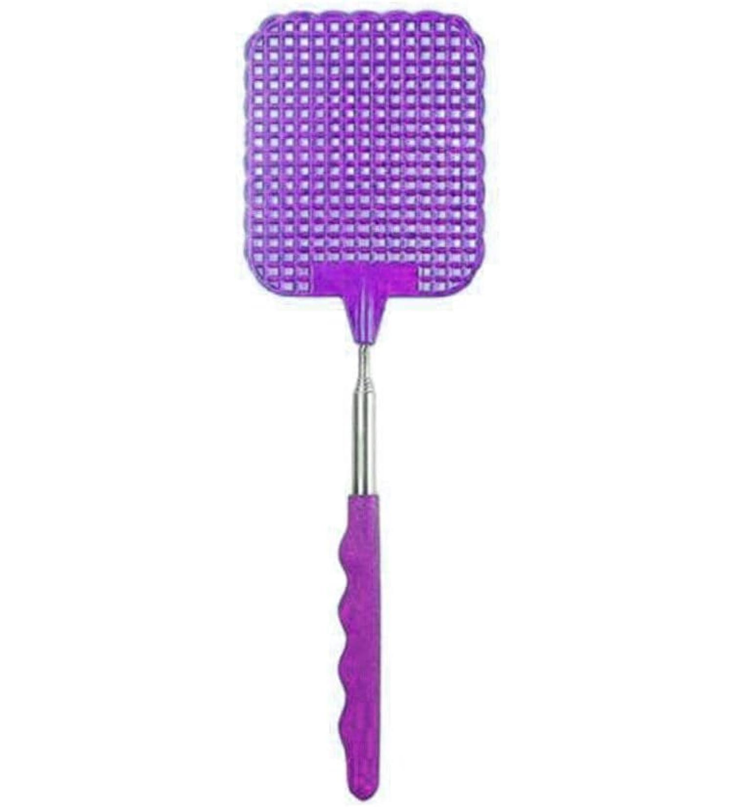 Purple Fly Swatters Telescopic Extendable Fly SwatterRetractable Flies Tool Swatter SuppliesGarden Mosquito Trap Fly Swatter - Buy Online on GoSupps.com
