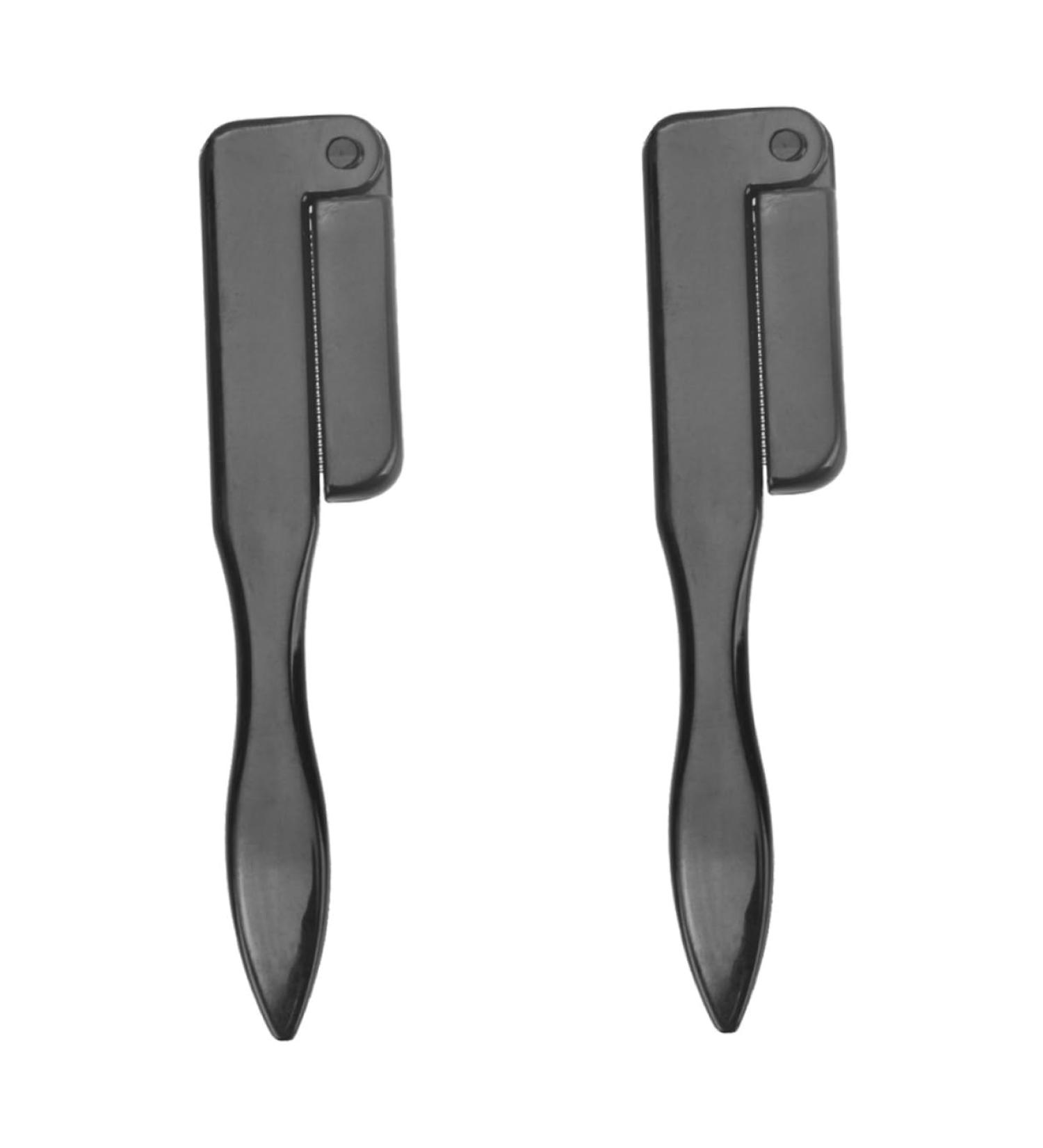 NOLITOY 4 Pcs Eyelash Extension & Eyebrow Comb Set - Stainless Steel & Plastic Brushes for Perfect Lashes - International Shipping Available - Buy Online on GoSupps.com