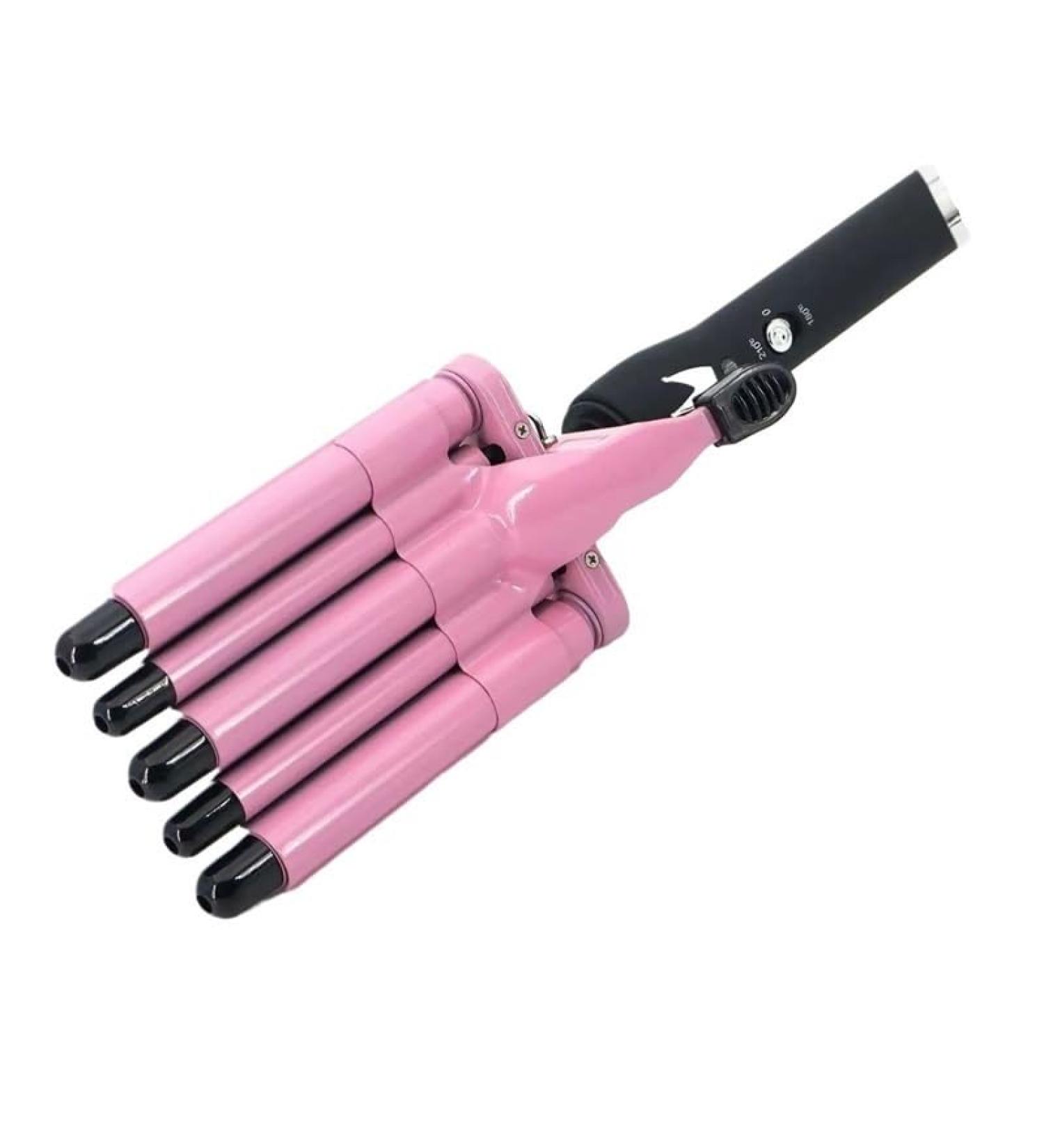 Effortless Hair Curler - Create Beautiful Curls with Ease | Pink - US Plug | International Shipping Available - Buy Online on GoSupps.com