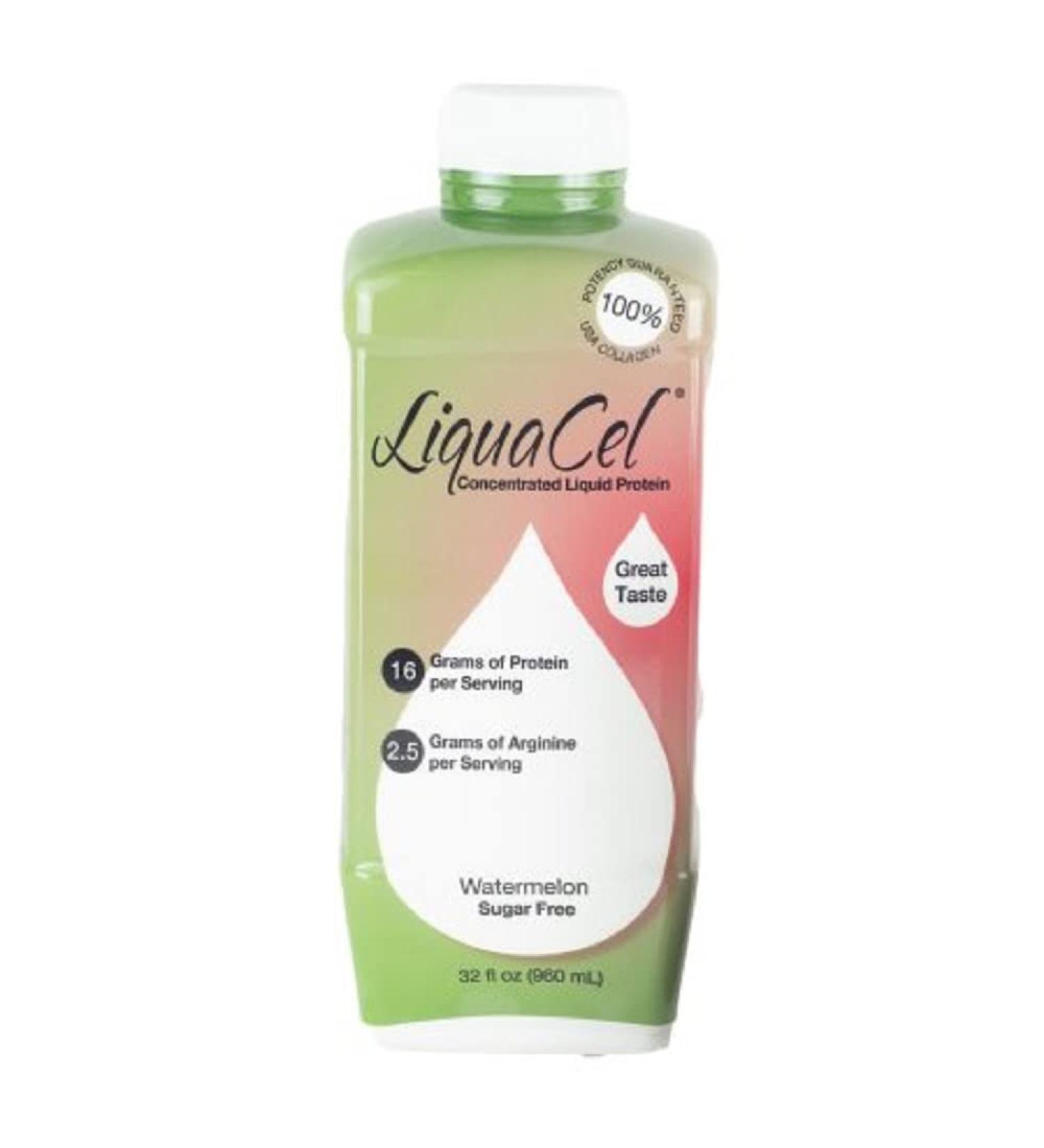 Liquacel Liquid Protein Watermelon 1 X 32oz Bottle 32 Fl Oz (Pack of 1)
