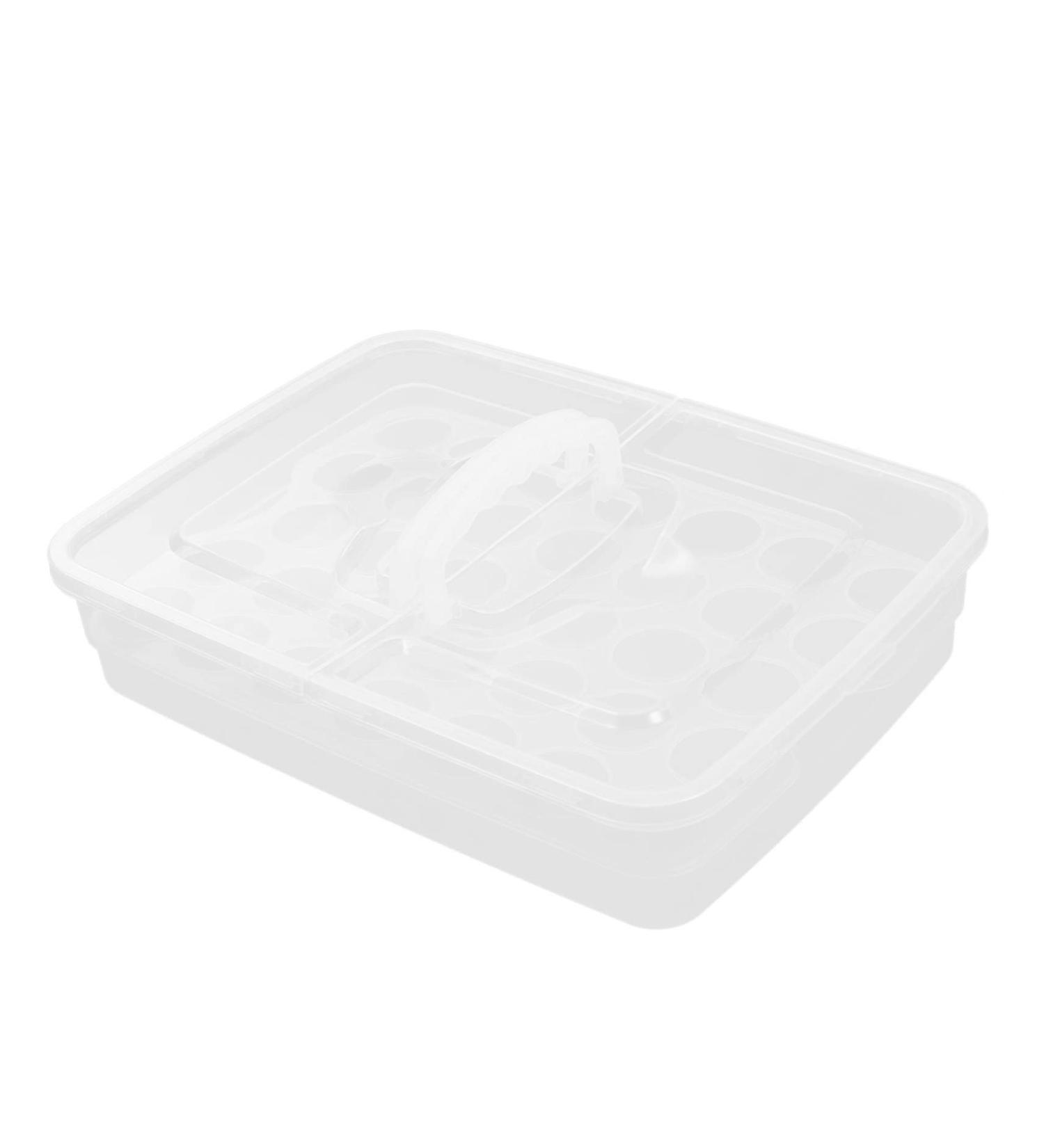 STOBAZA Deviled Egg Holder Box Egg Tote Refrigerator Egg Organizer Egg Case Egg Holder Egg Container Storage Crisper - Buy Online on GoSupps.com