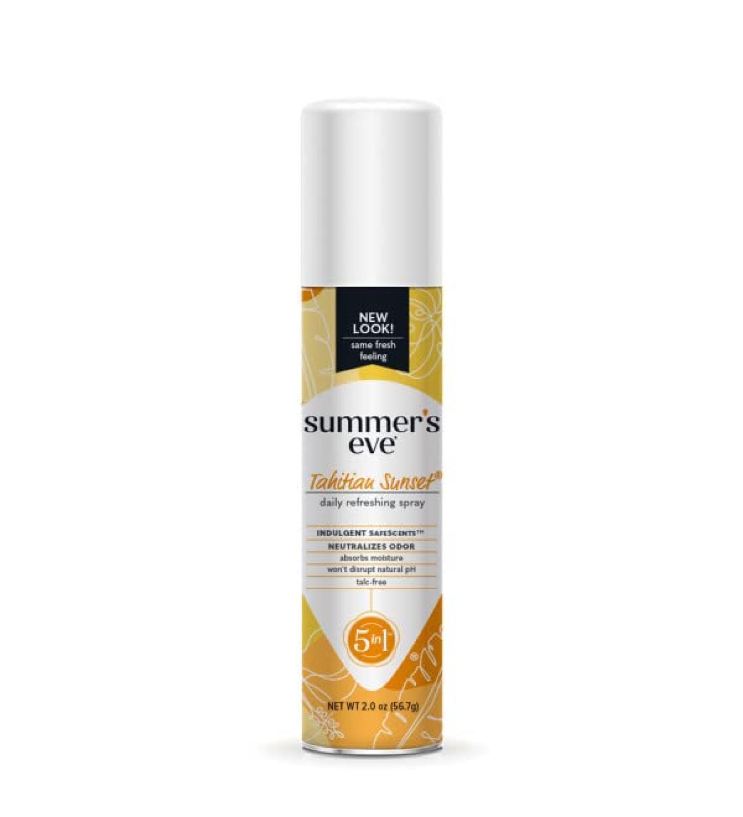 Summer's Eve Freshening Spray 2oz Tahitian Sunset - Pack of 3 - Buy Online on GoSupps.com