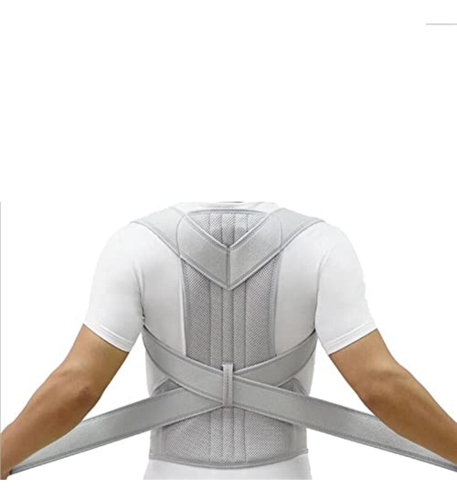 Brace Support Back Shoulder Straightener Belt Corset Upper Back Pain Relief Posture Corrector Strap Cervical Spine Belt (Color : Light Grey Size : XL) vision Light Grey M - Buy Online on GoSupps.com