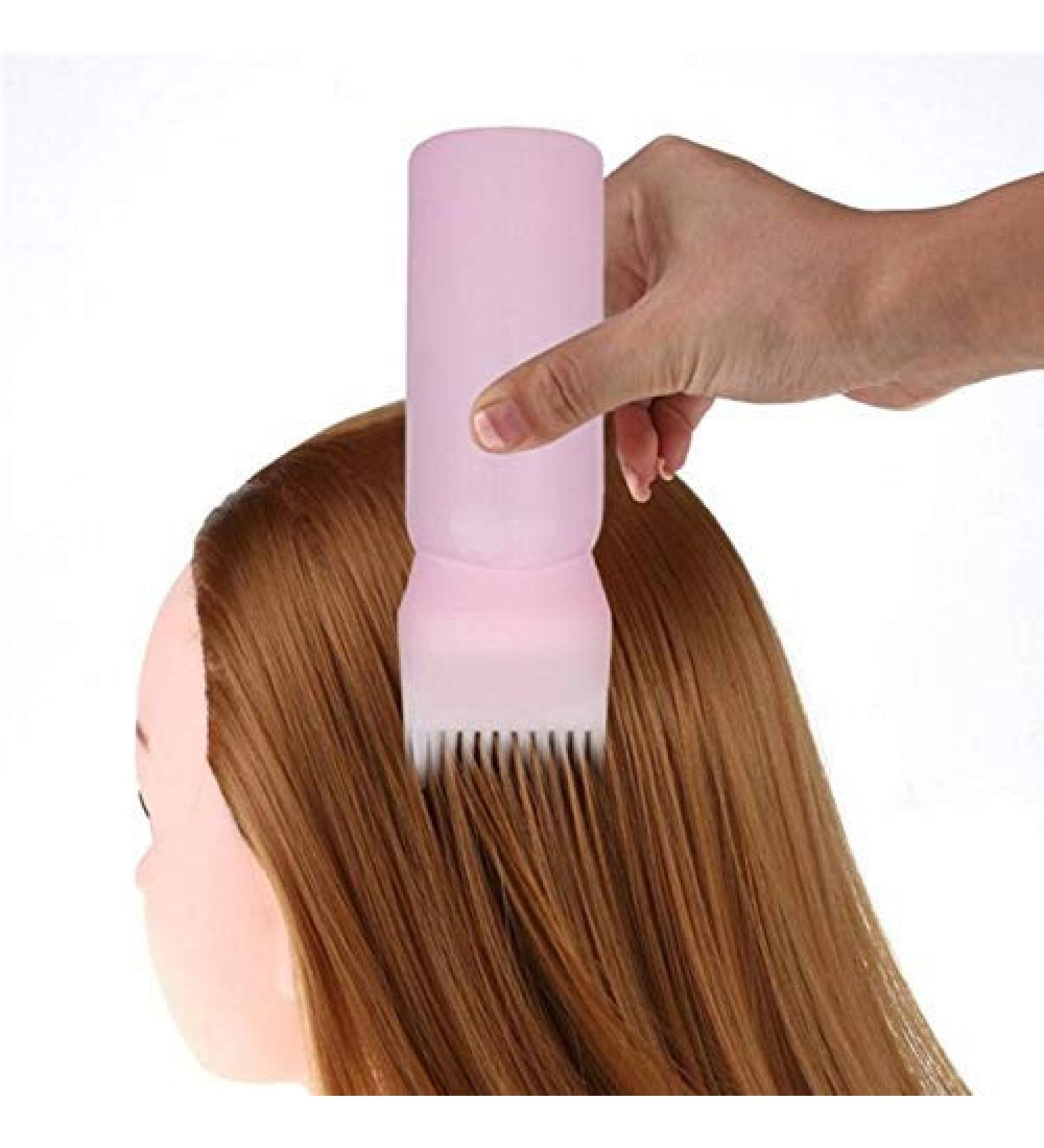 Fliyeong Dyeing Shampoo Bottle Oil Comb 120ML Hair Tools Hair Dye Applicator Brush Bottles Styling Tool Hair Coloring Durable and Useful